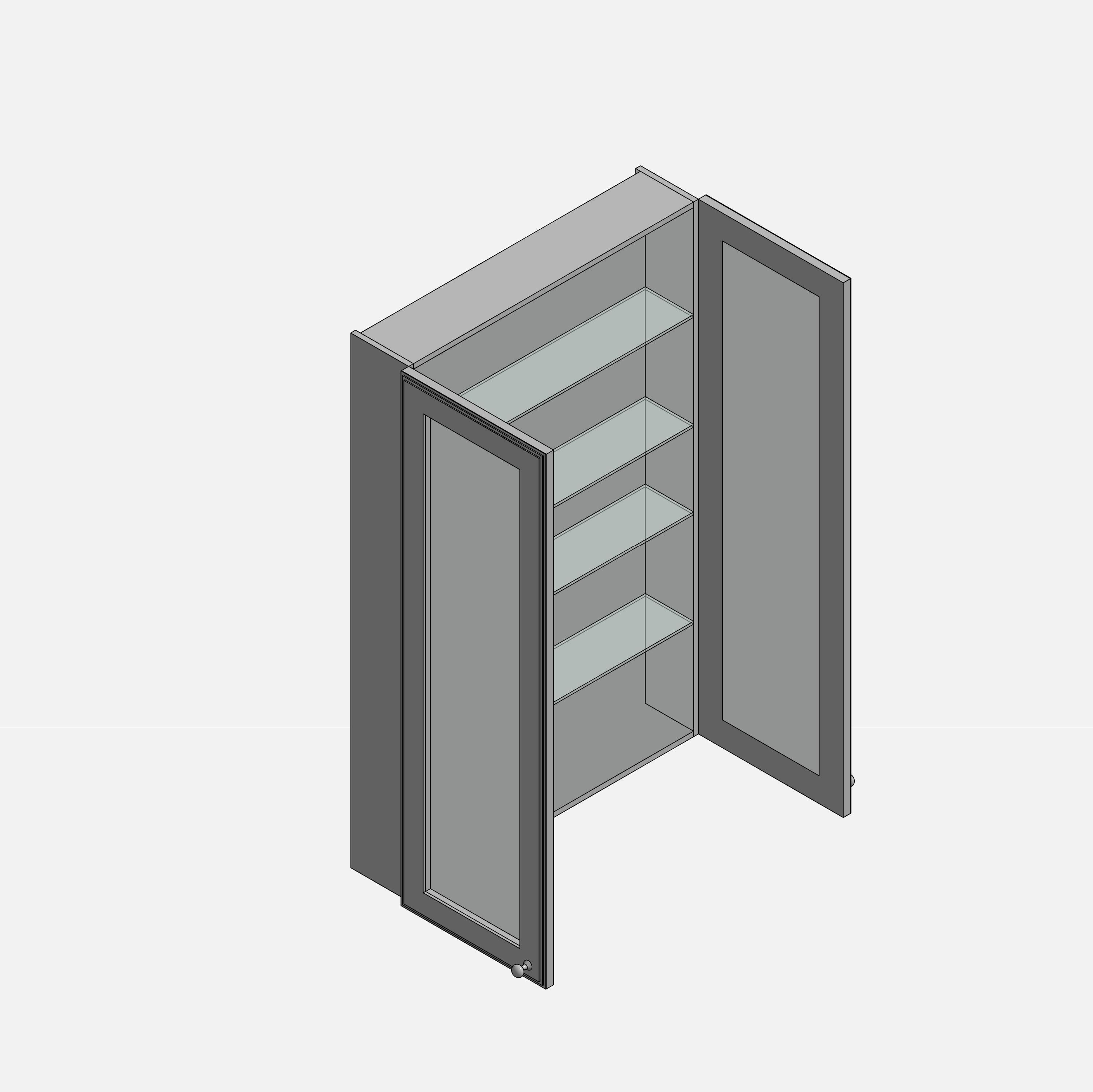 Mirror Cabinet revit family