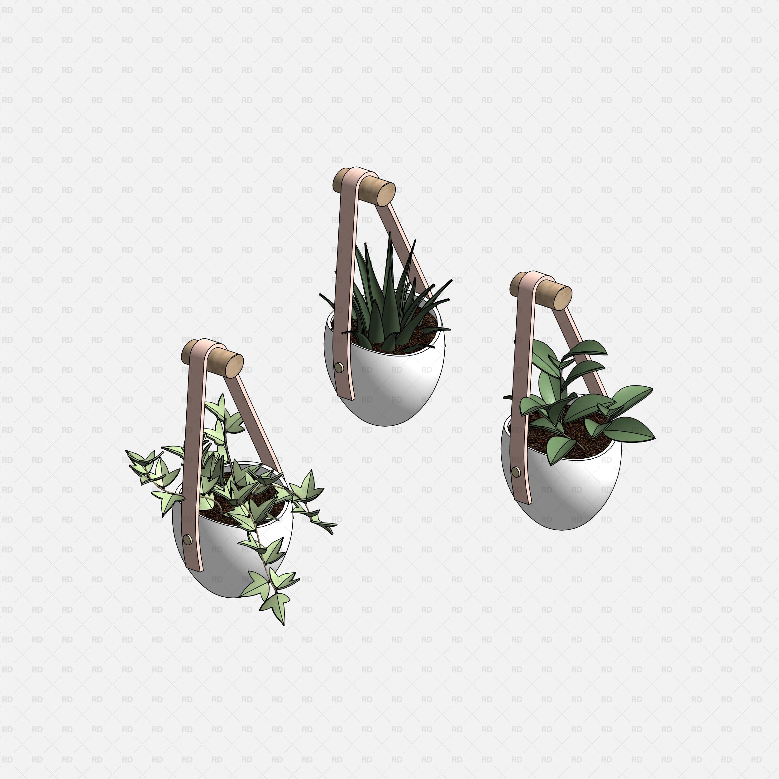 revit wall plants