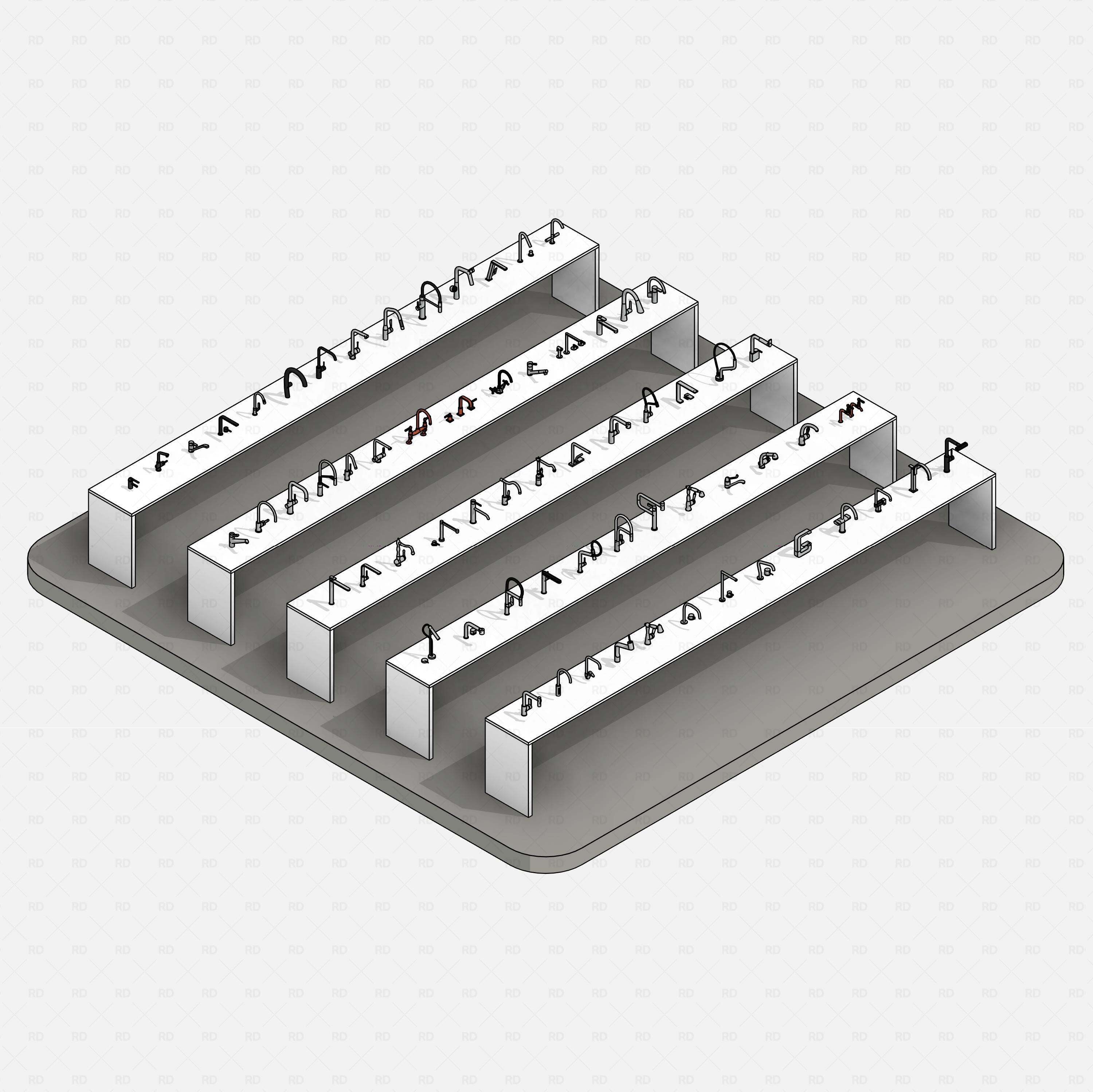 Revit Taps - Pro Pack (66 Families)