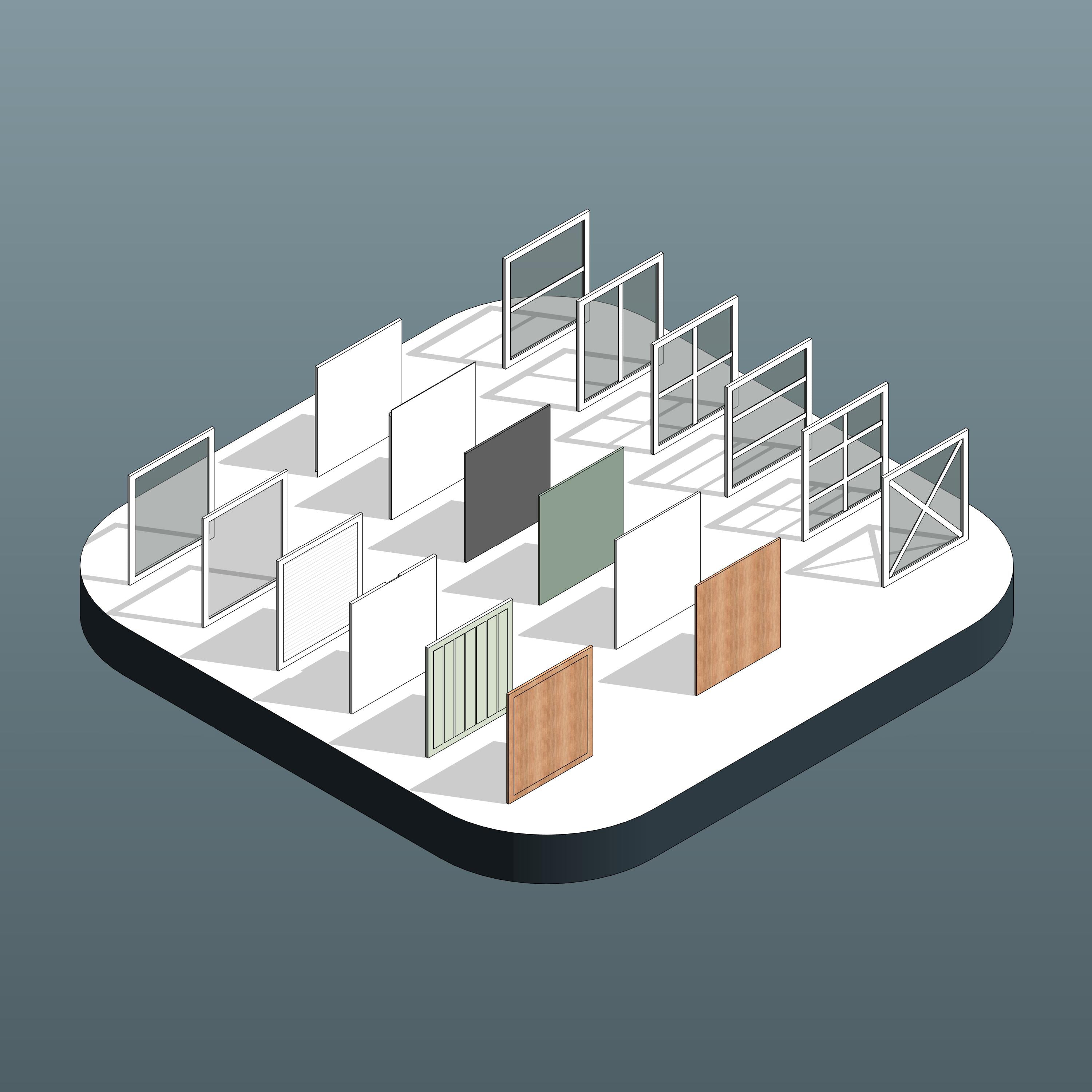 revit kitchen doors