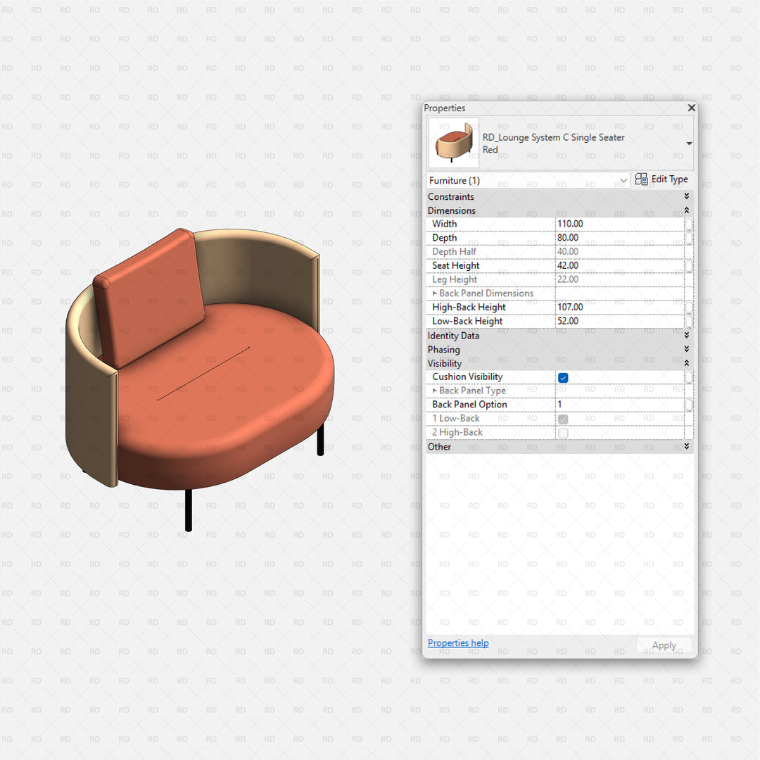 Lounge Rvt Download Revit Outdoor Furniture - Lounge and Dining