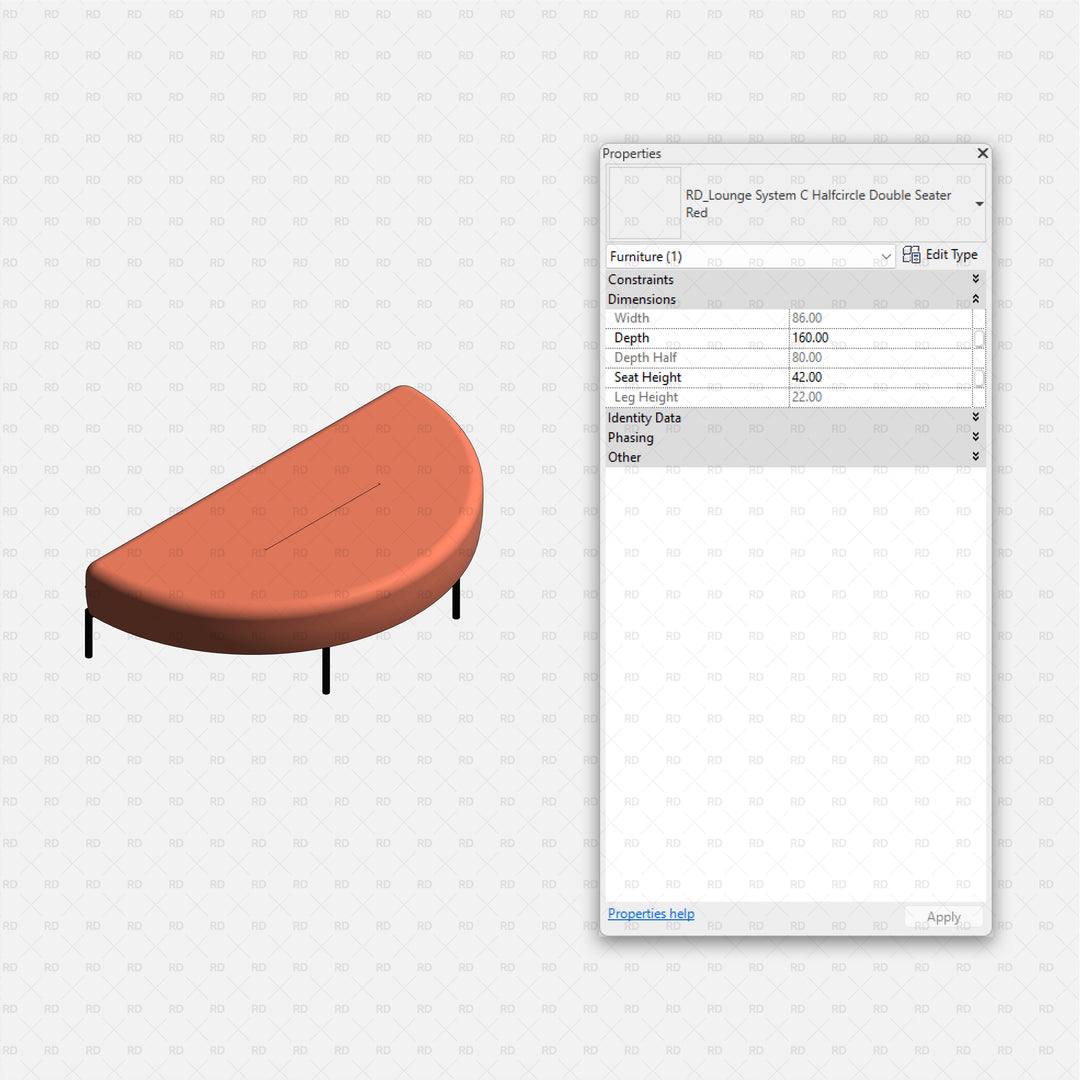 Lounge Rvt Download Revit Outdoor Furniture - Lounge and Dining