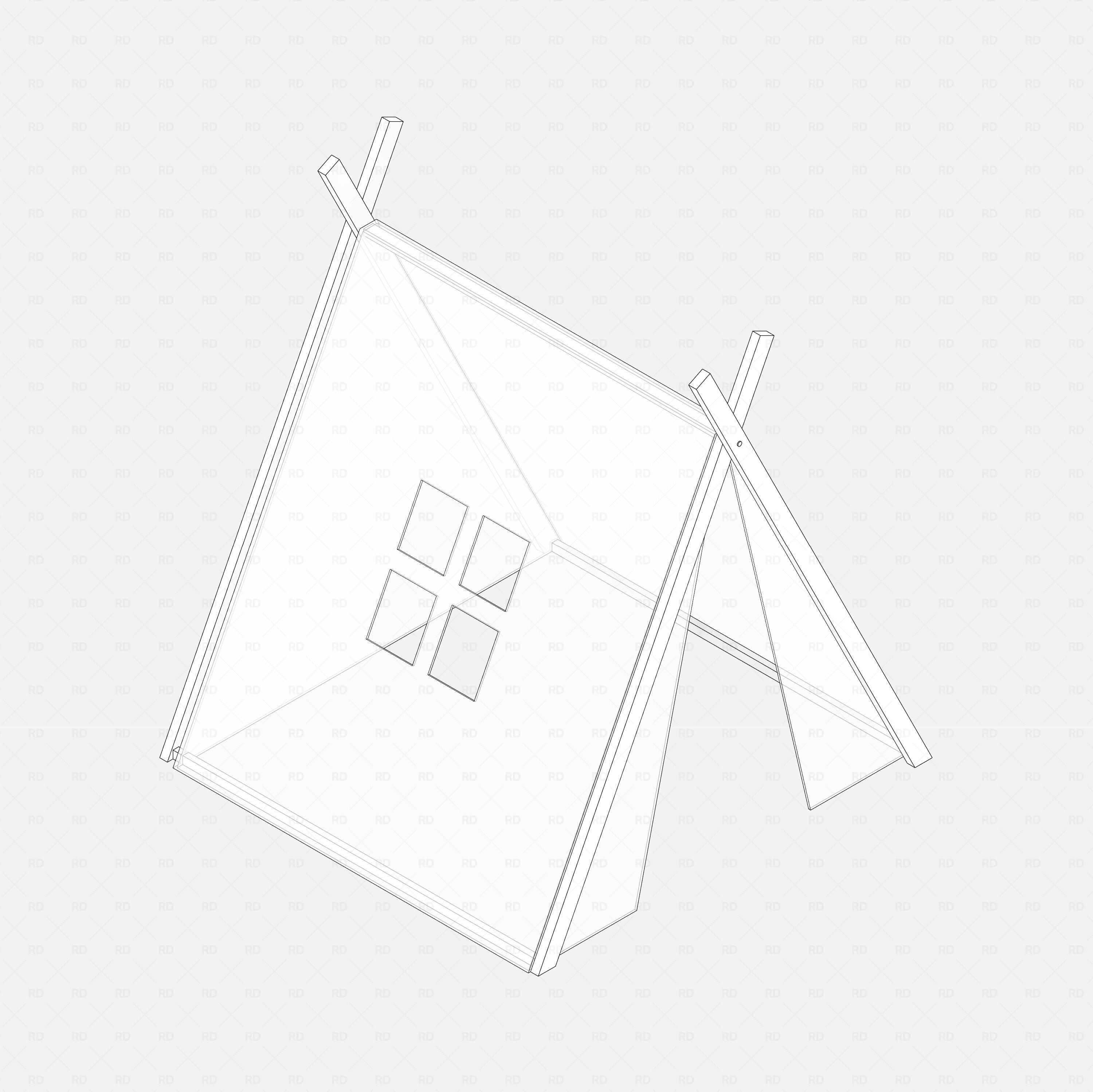 Tent Rvt Rfa Free Revit Families Download - 500+ BIM Models | RD Studio