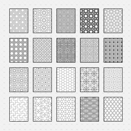 Revit Patterns Library - Islamic Architecture | RD Studio