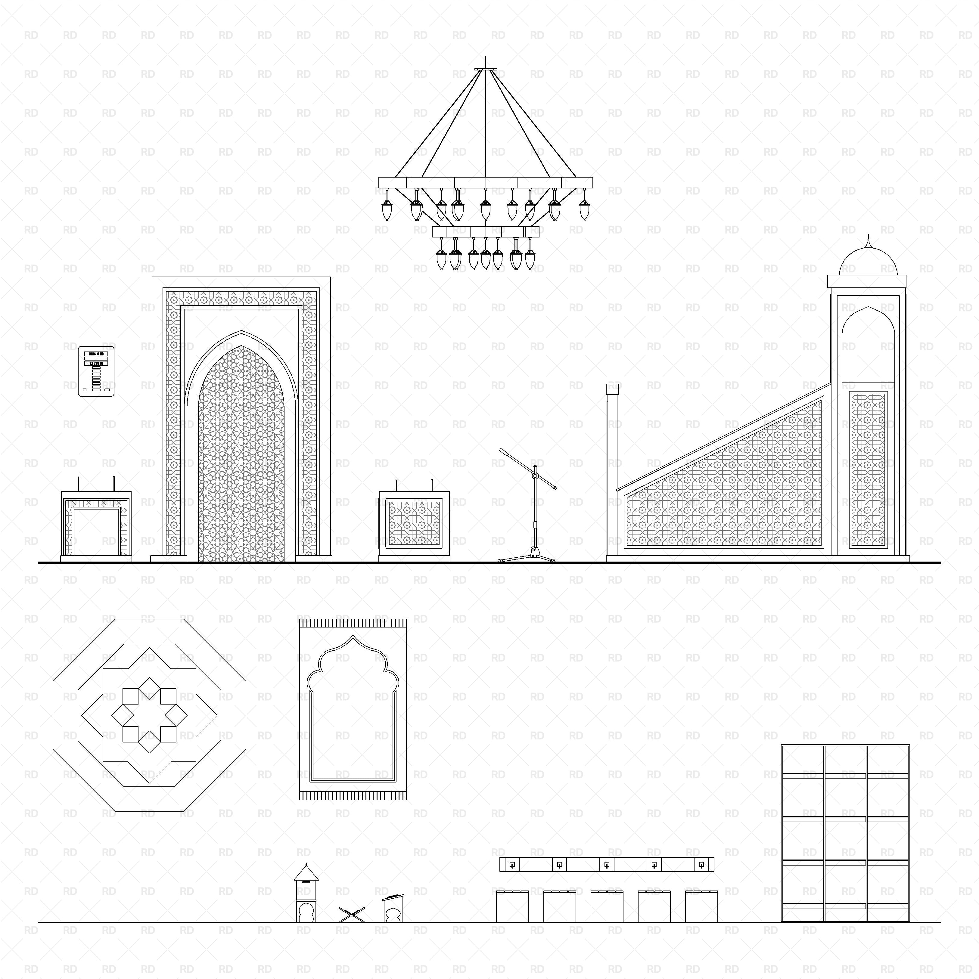 revit islamic architecture