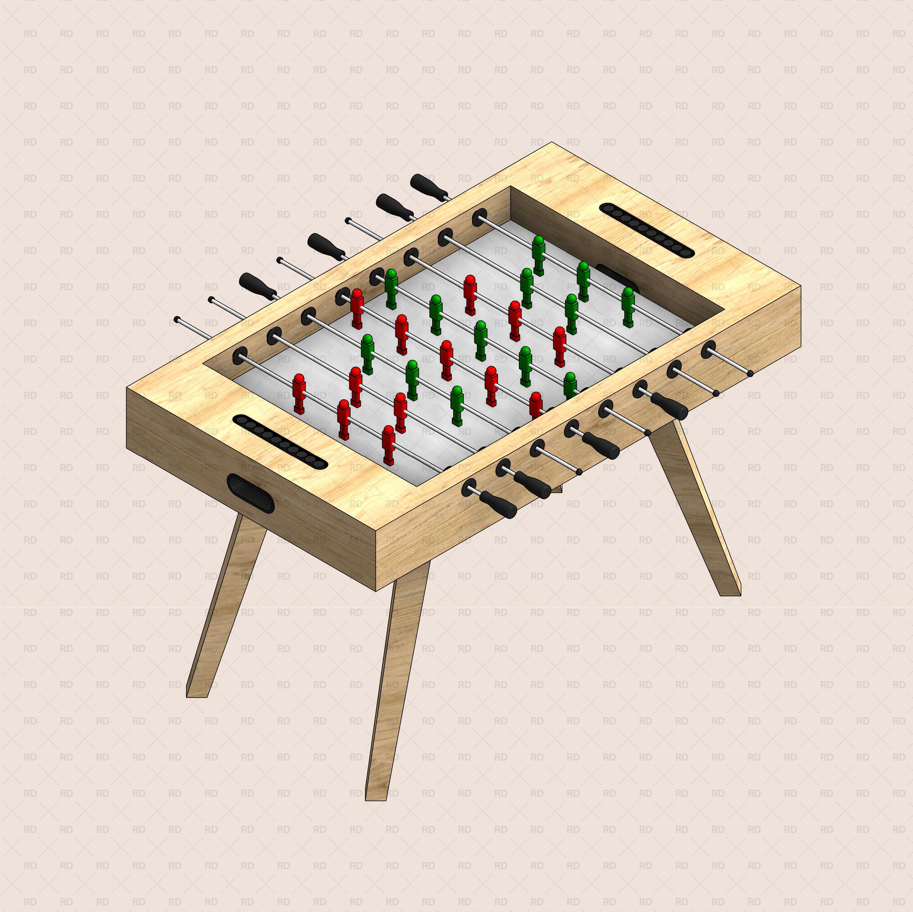 revit foosball table