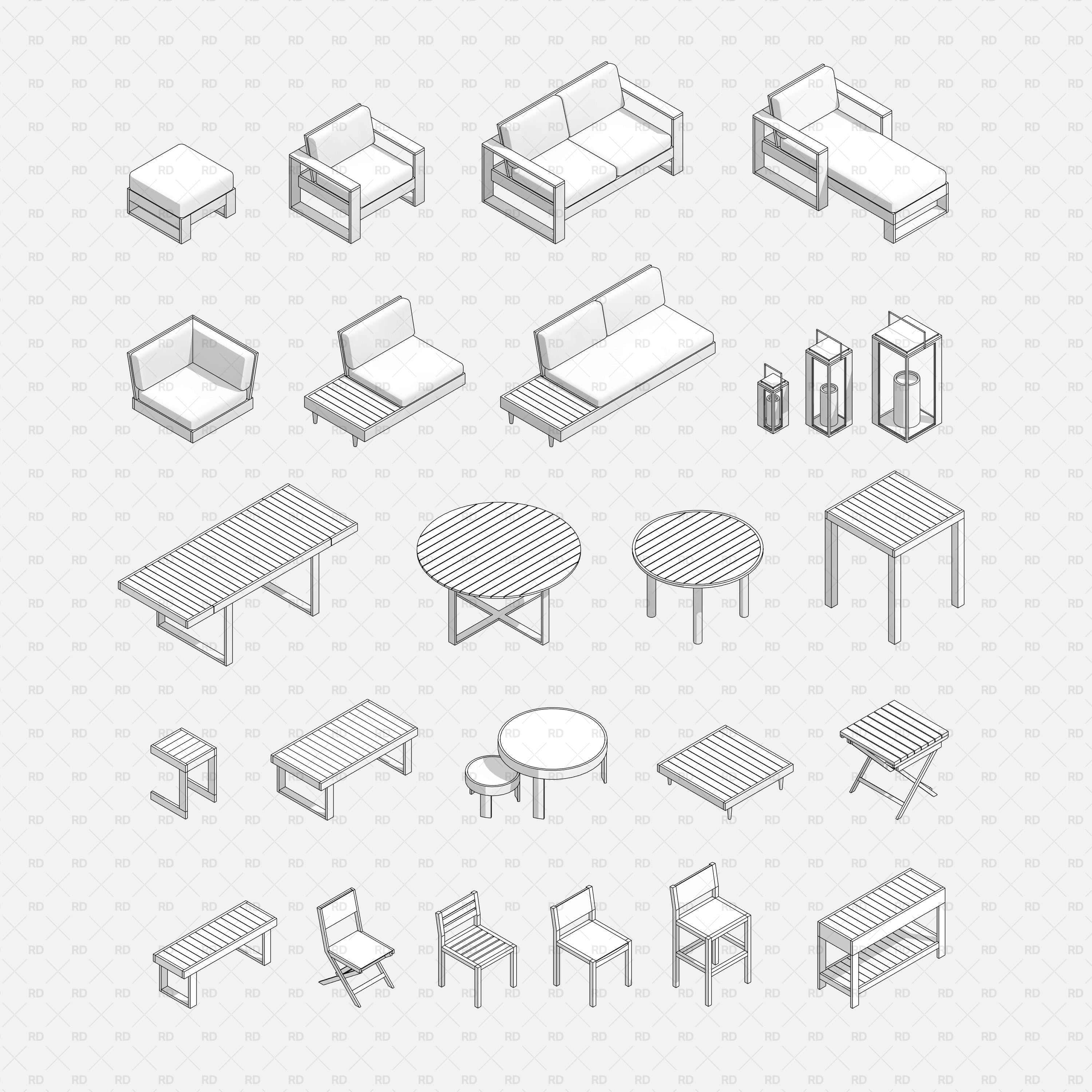 revit furniture