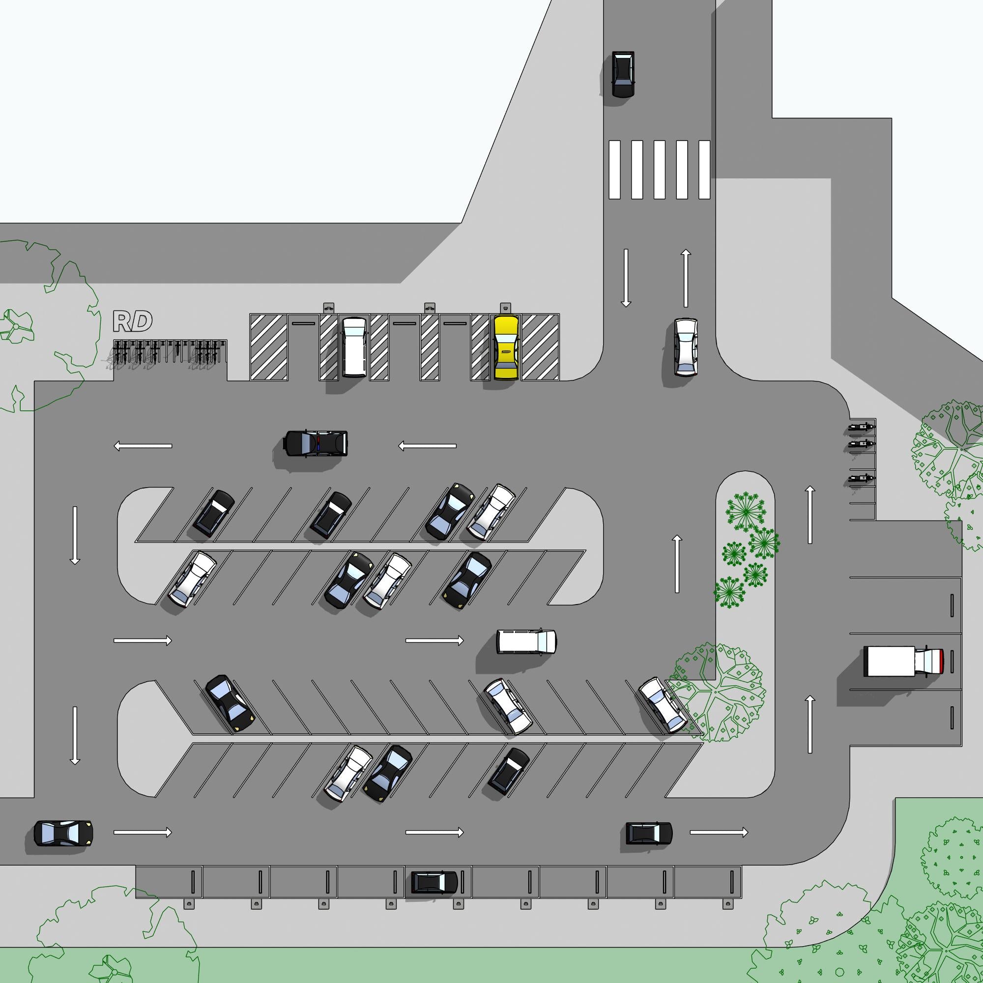 download revit parking families us imperial