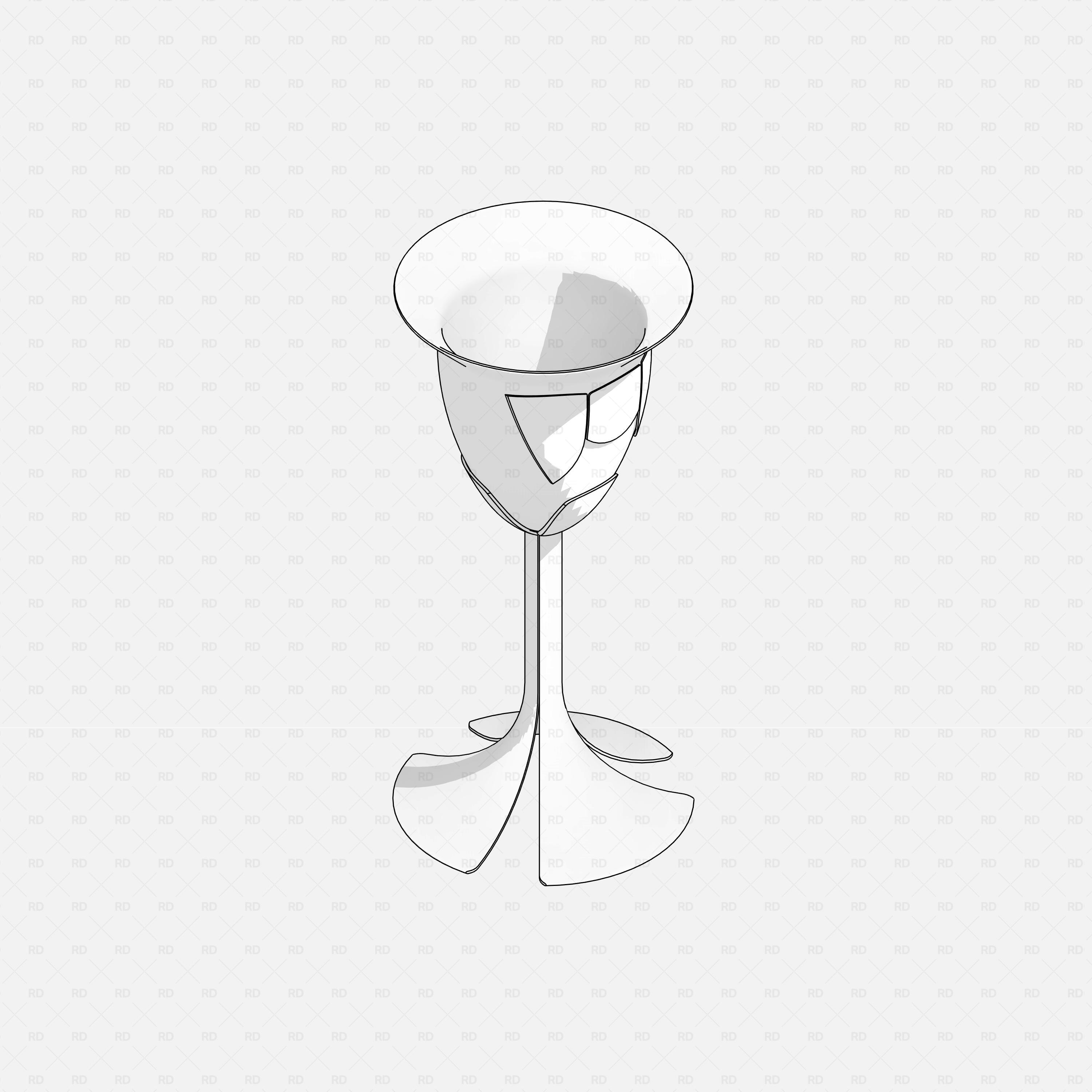 Revit Passover 2026 RD Studio BIM blocks rfa free download modern elijah cup