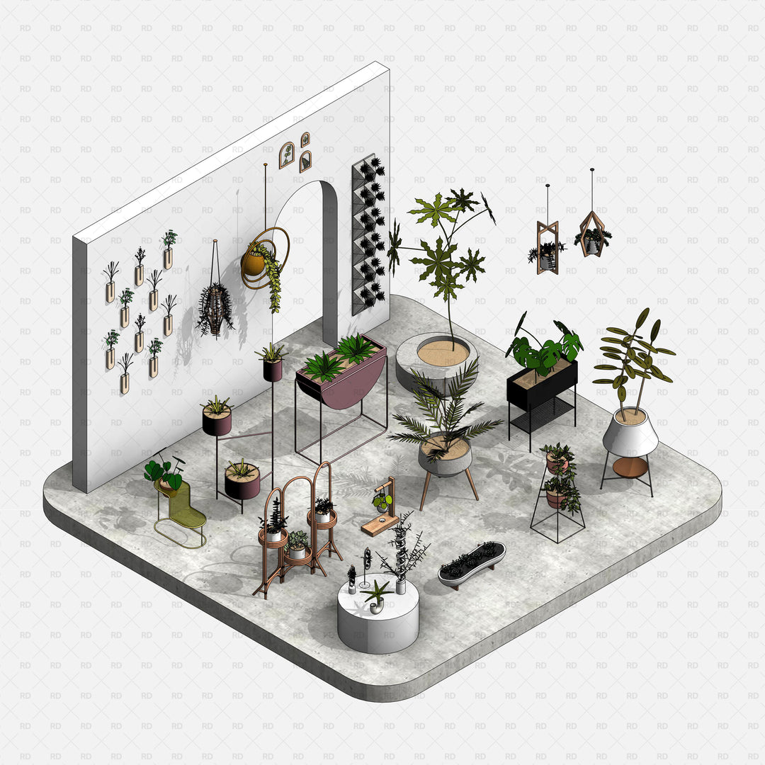 Download Revit Potted Plants | RD Studio