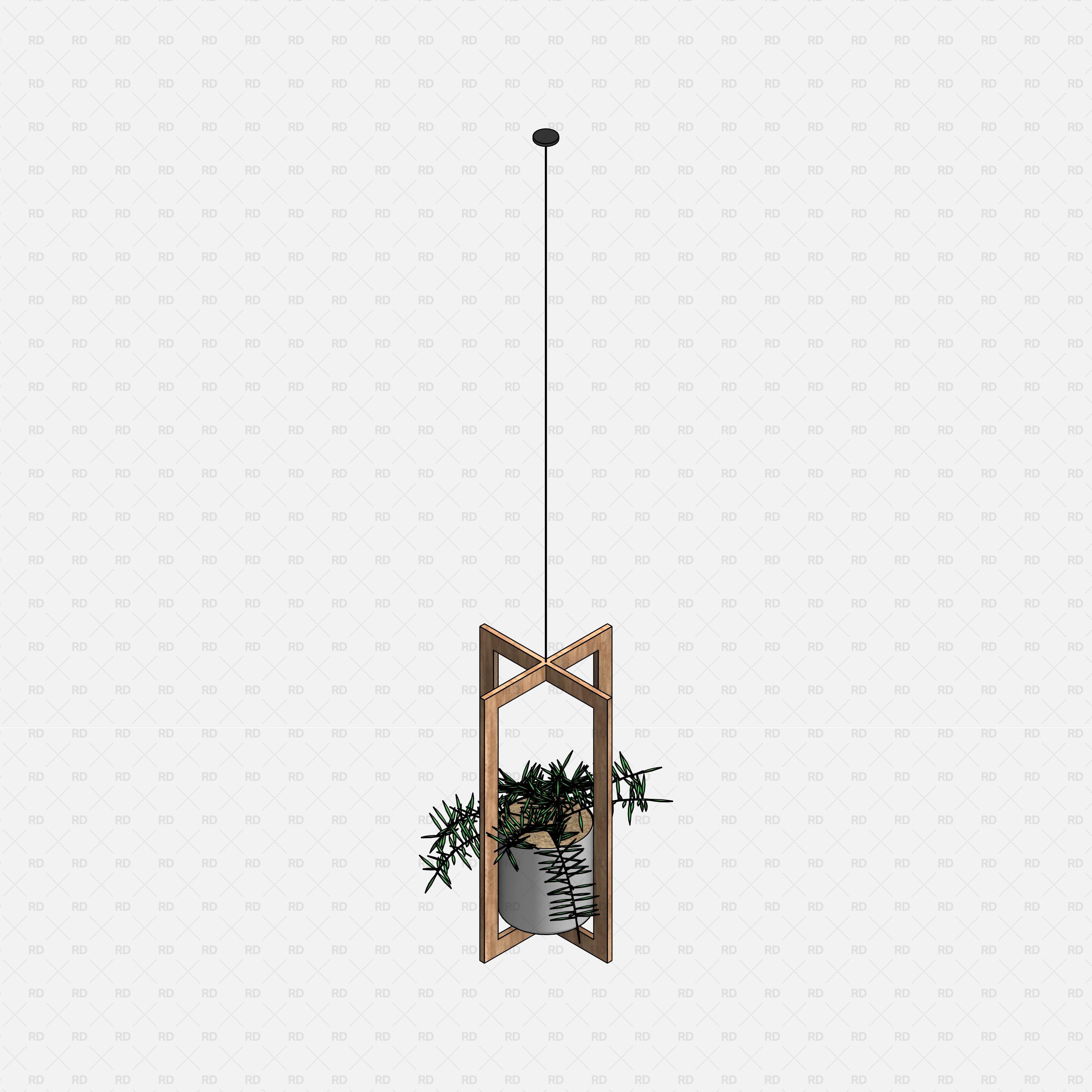 revit hanging plant