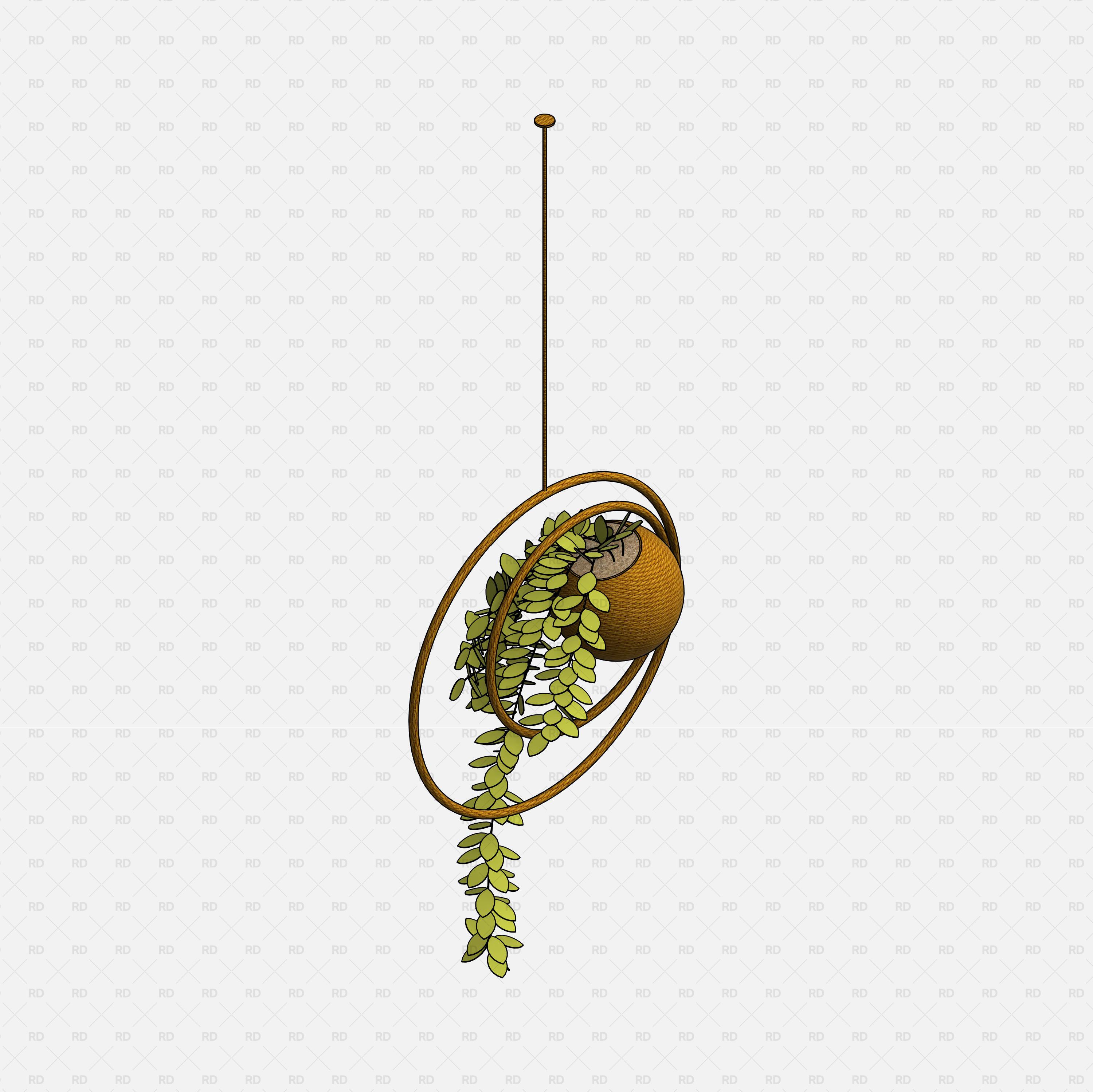 revit hanging plant