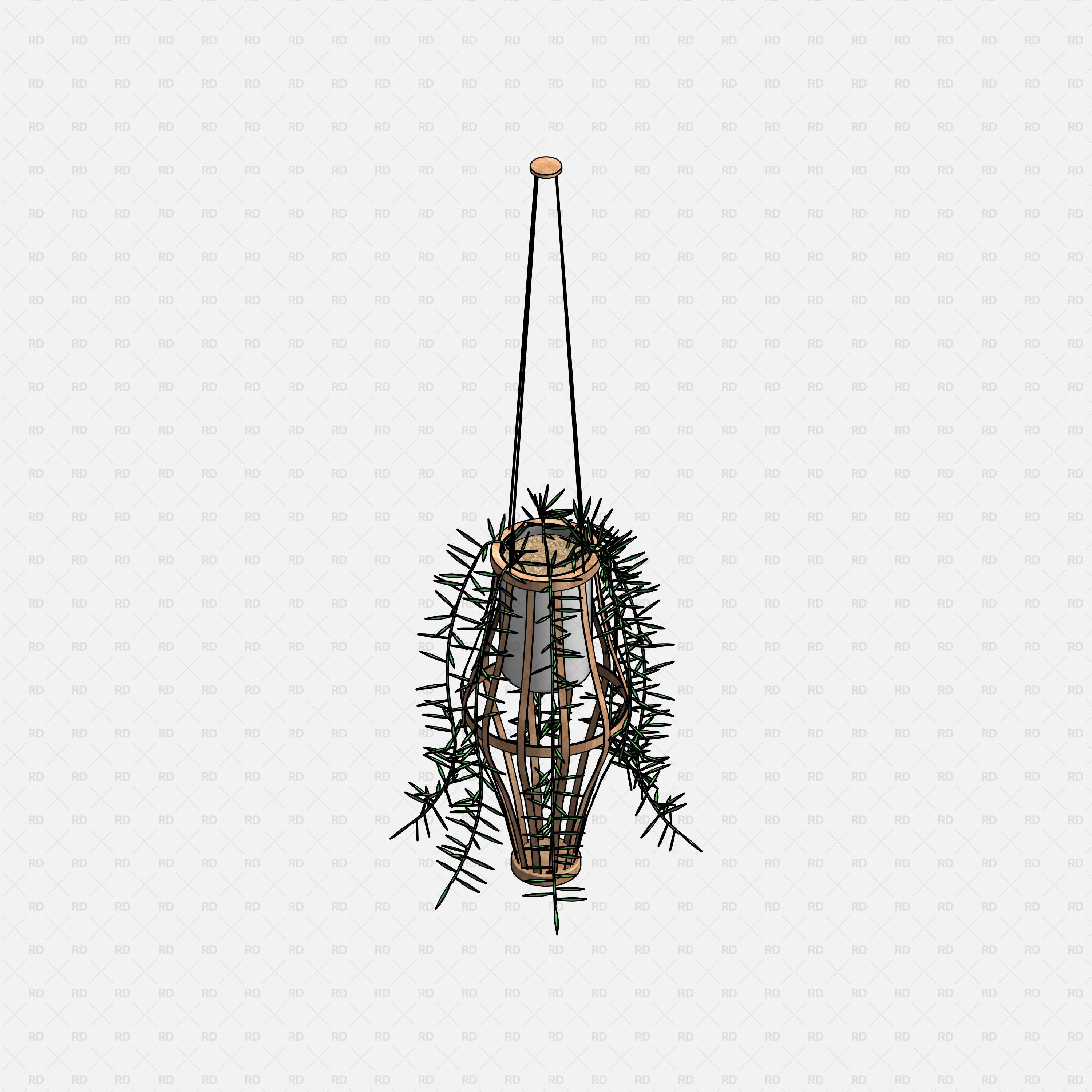 revit hanging plant family