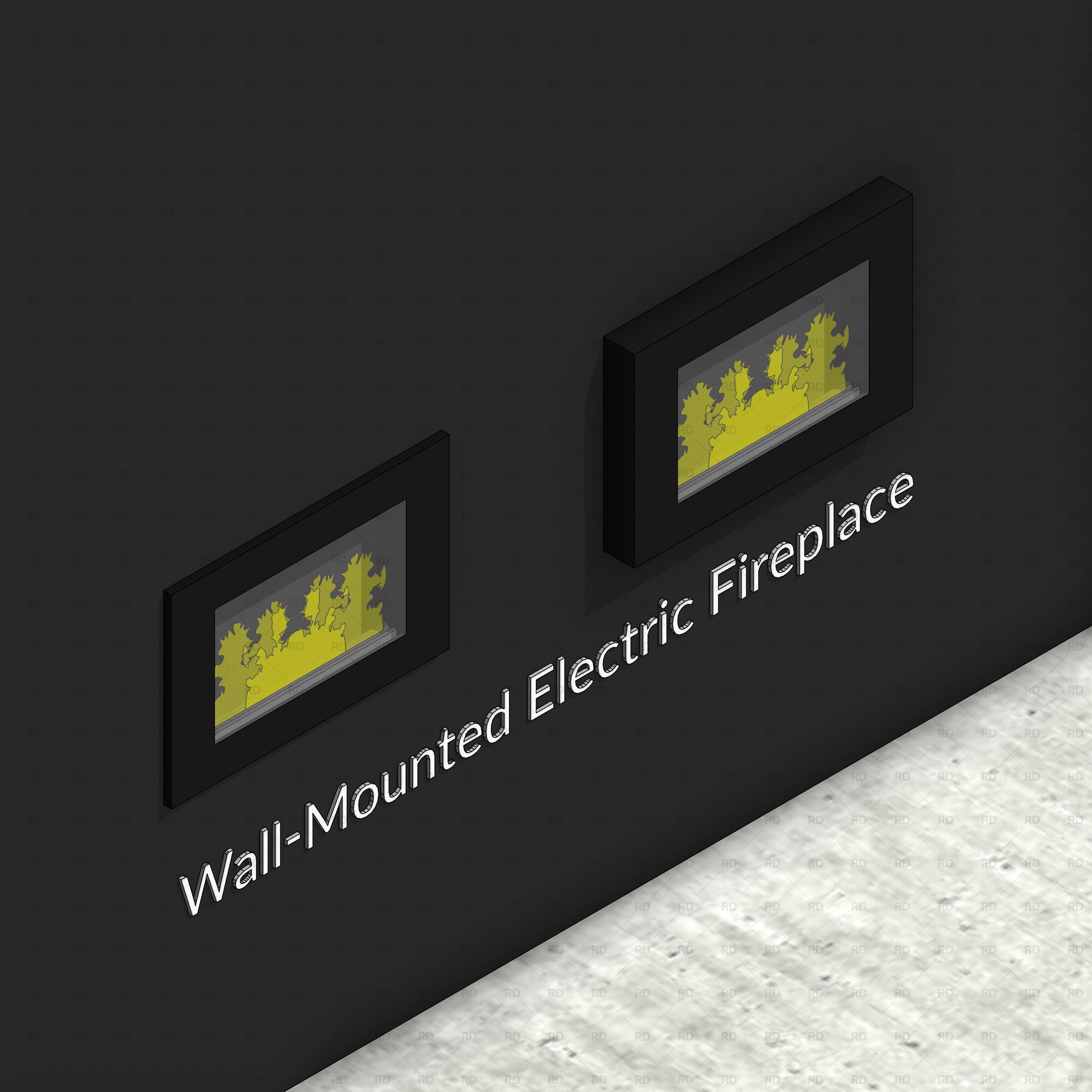 revit electric fireplace