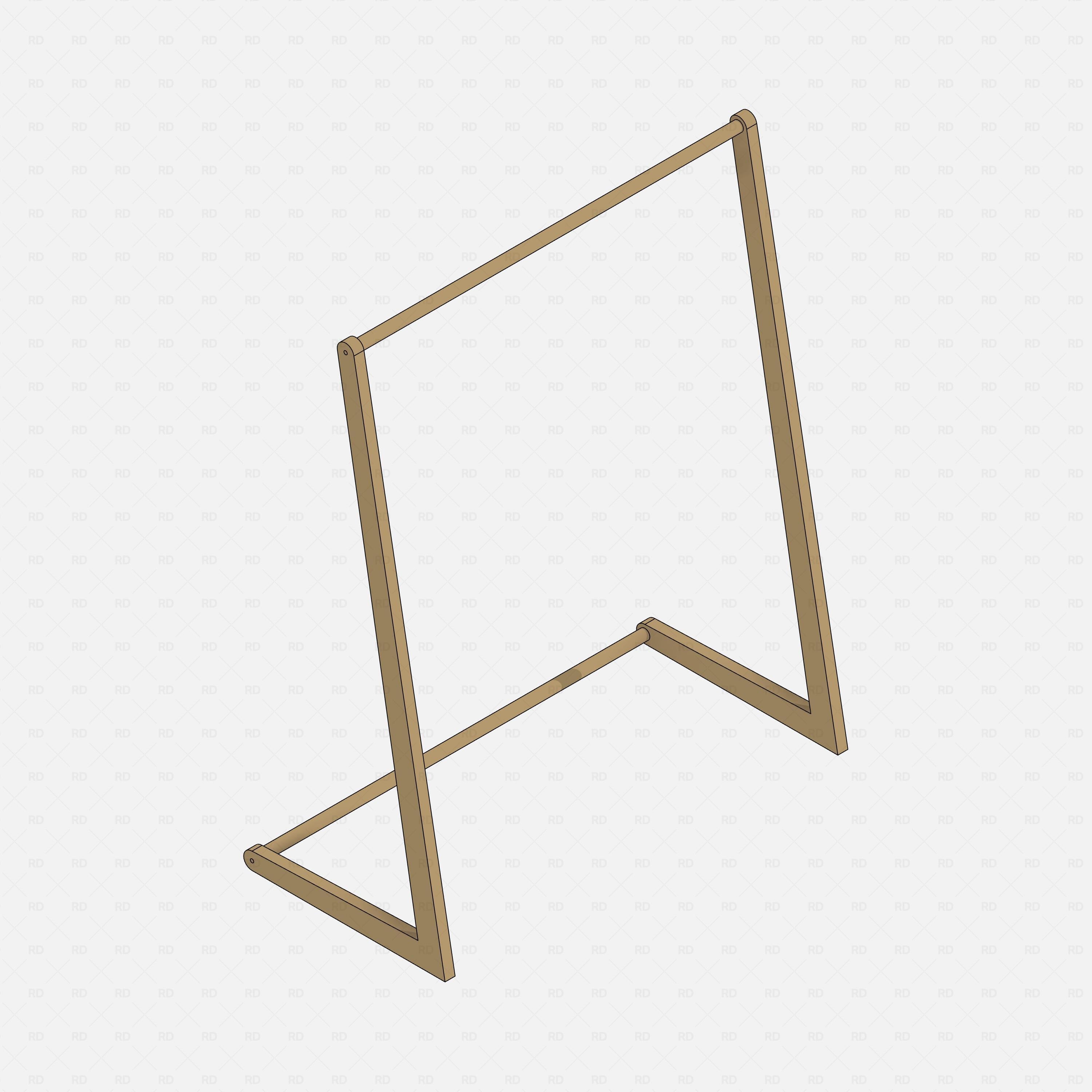 Revit Retail Clothing Rack 01
