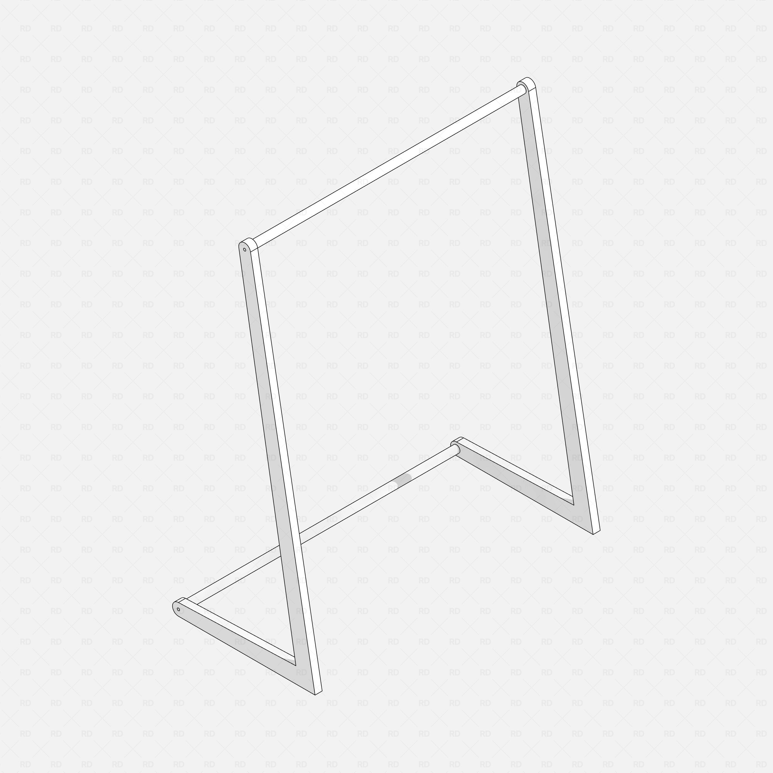 Revit Retail Clothing Rack 01