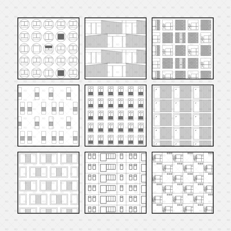 Revit Aggregate Pattern Revit Patterns | Download Model and Drafting Patterns | RD Studio