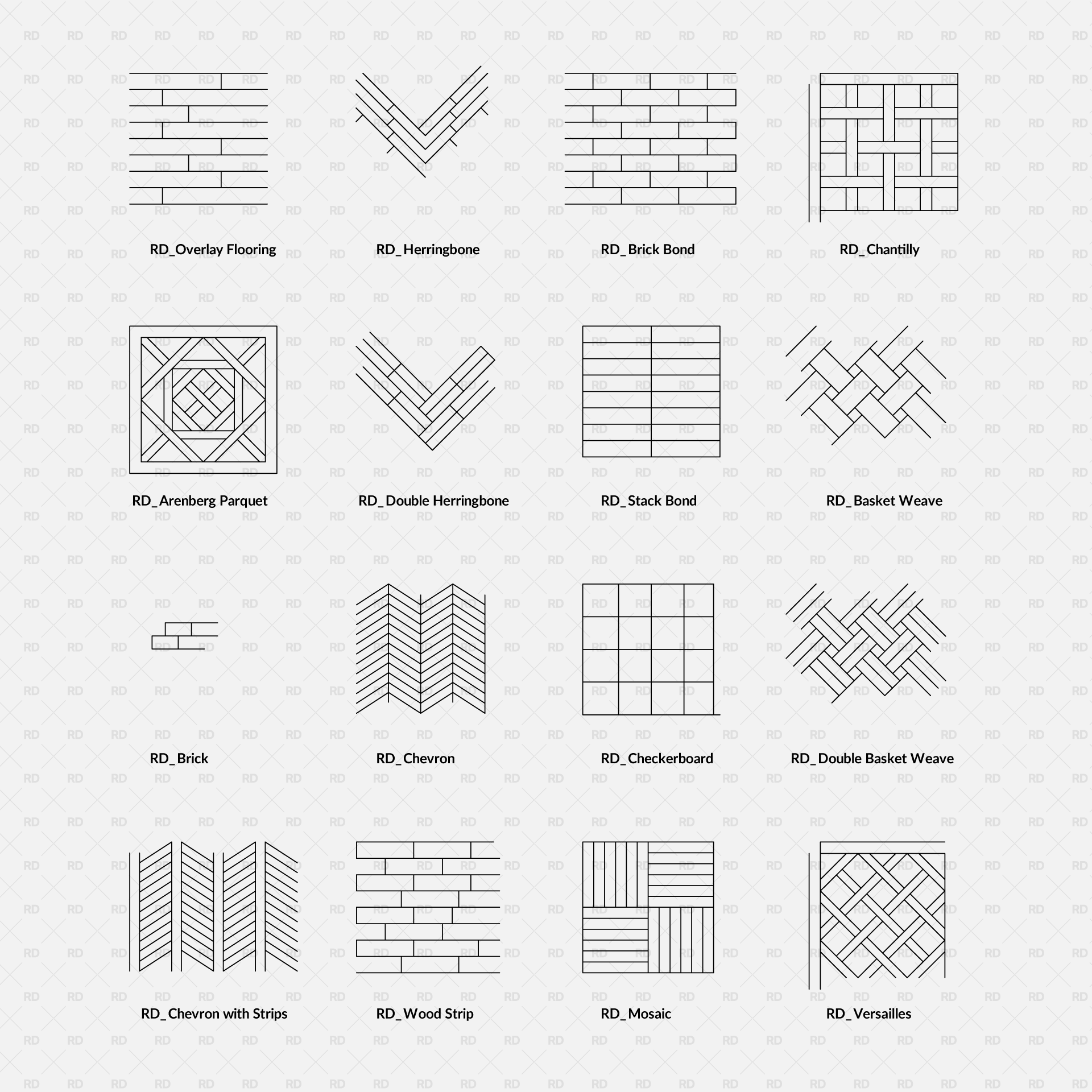 revit parquet patterns