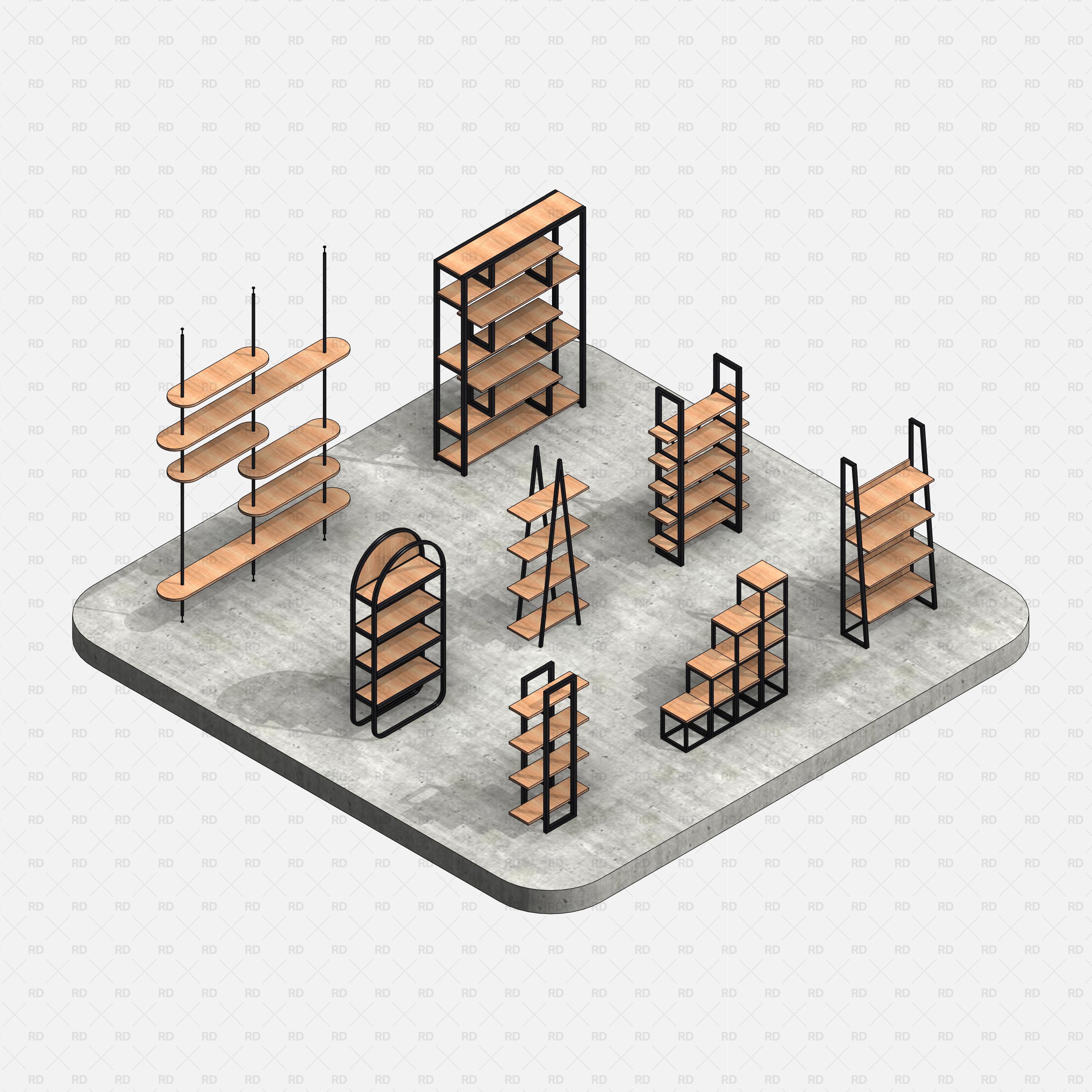 Revit Shelving families download