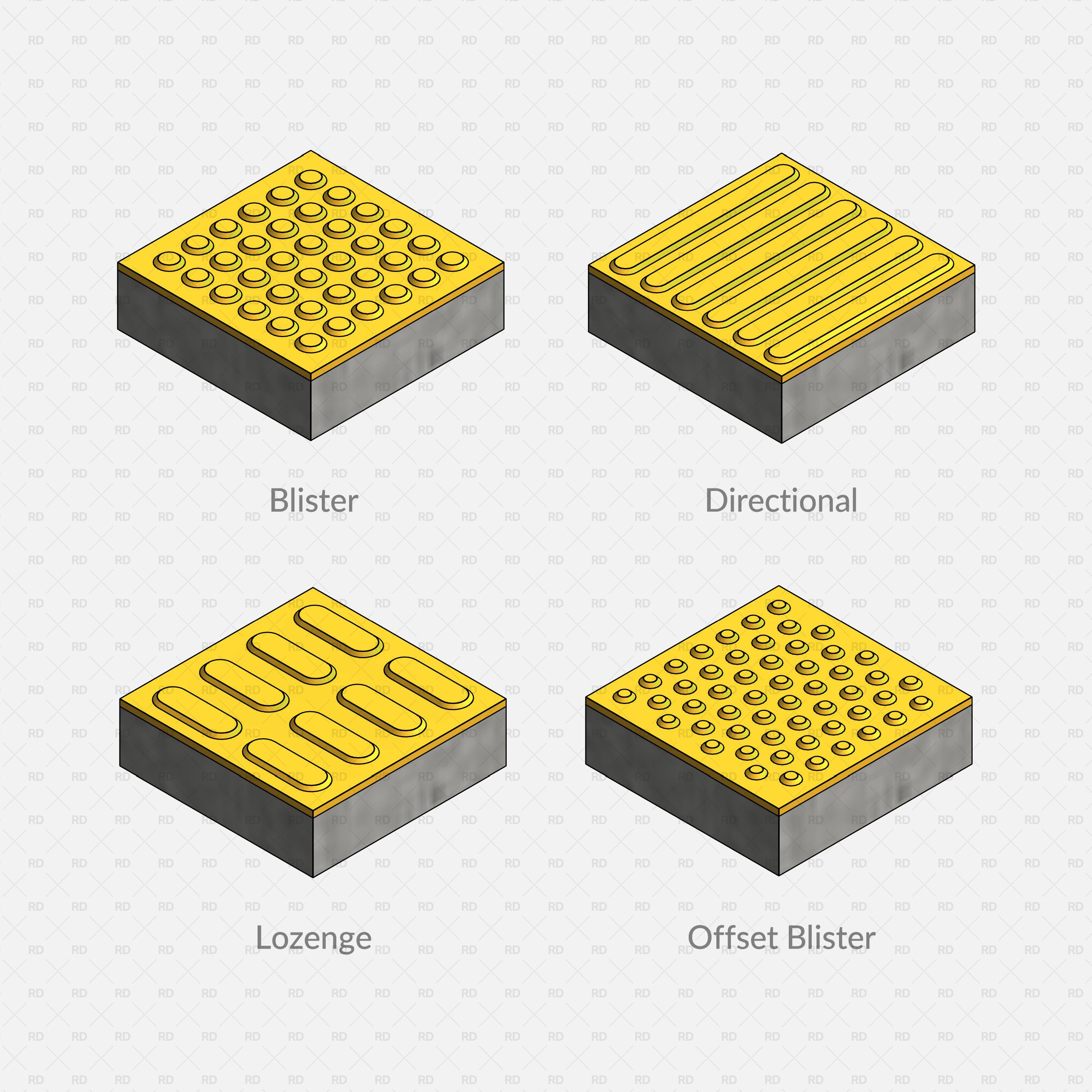 revit tactile paving