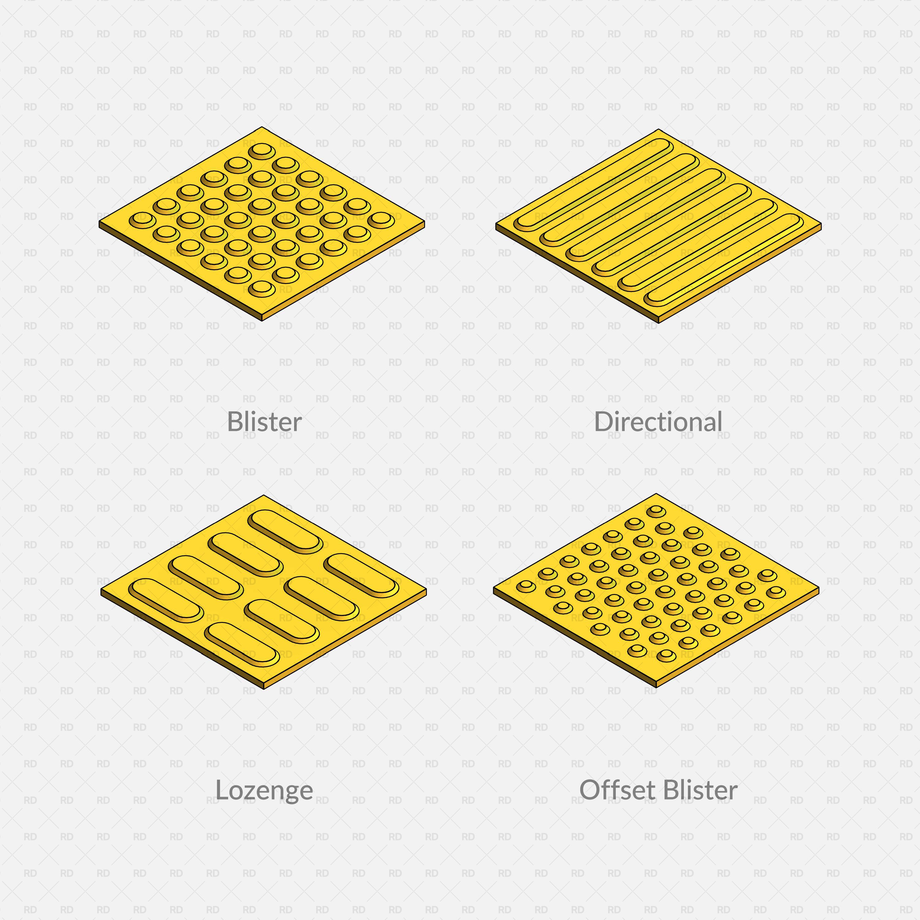 revit tactile paving families