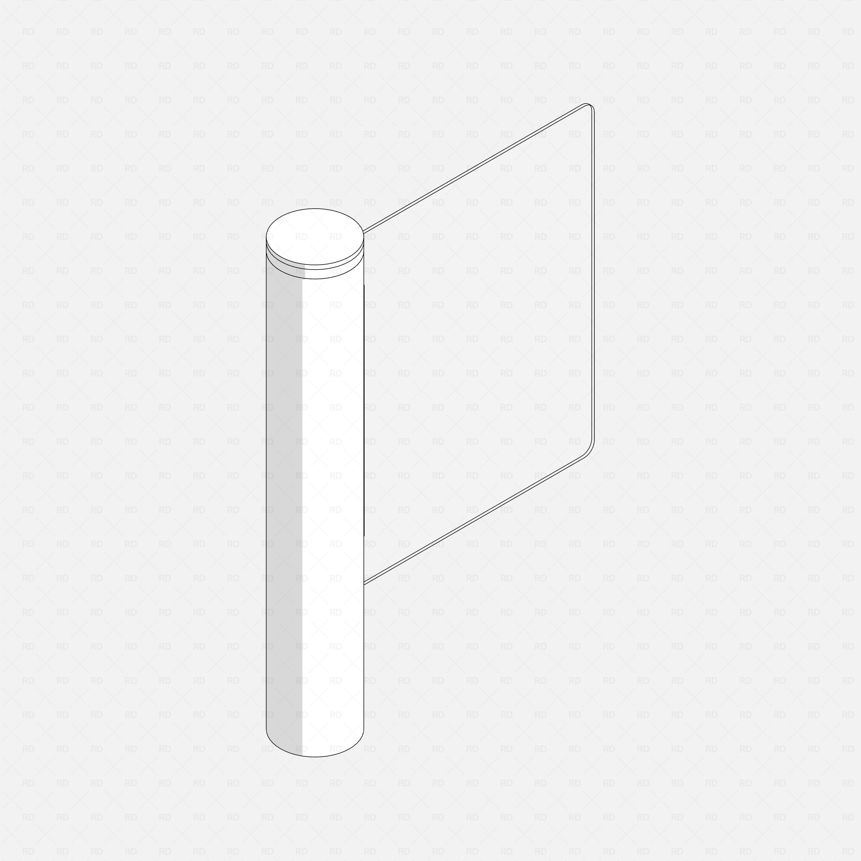 Revit turnstile swing gate Pack RD Studio BIM blocks rfa free download