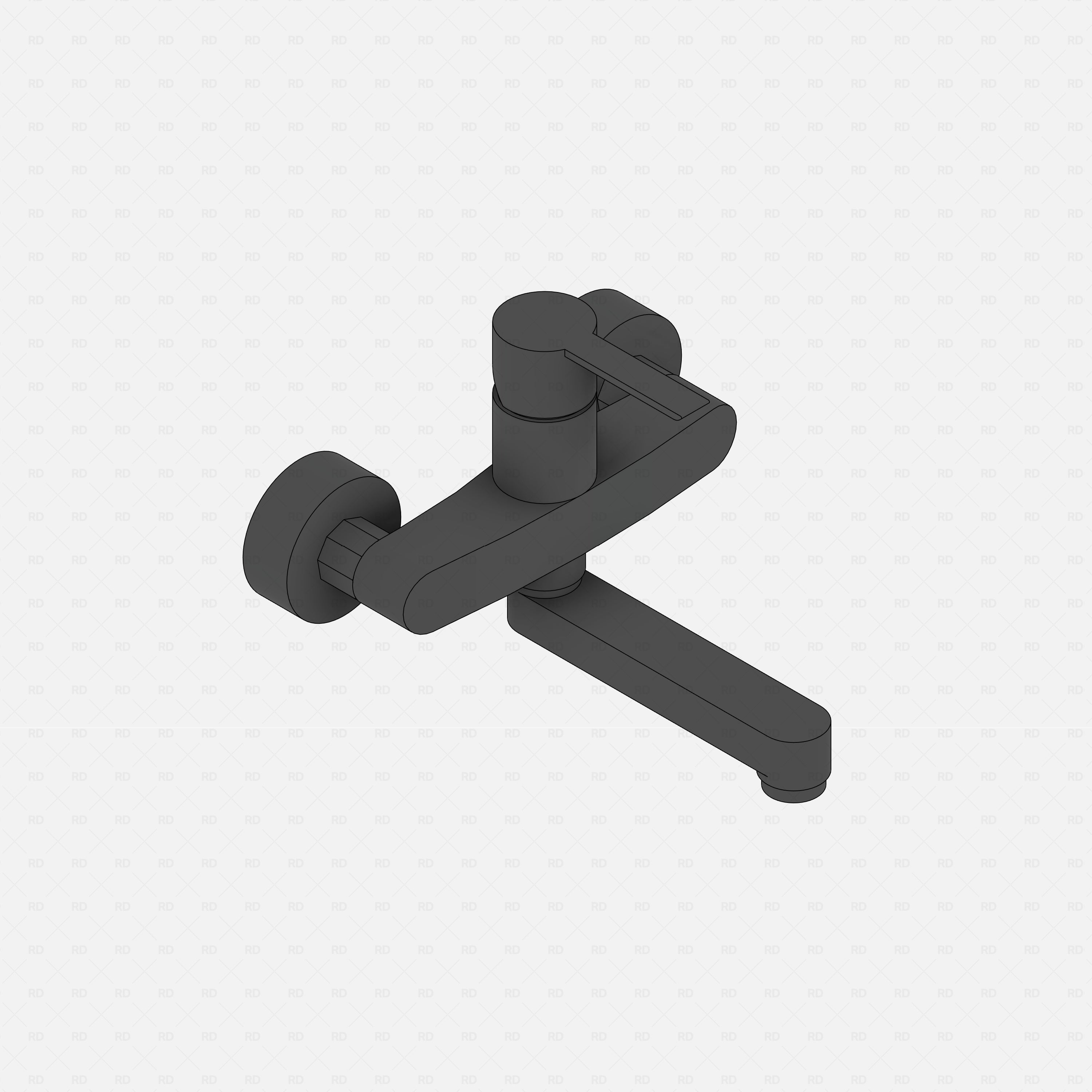 Revit Wall Mounted Tap (Faucet)