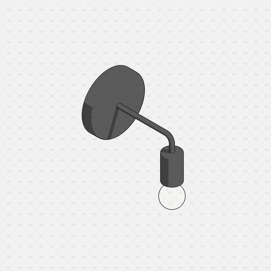 Download Free Wall Lamp Revit Families | Lighting Fixtures | RD Studio