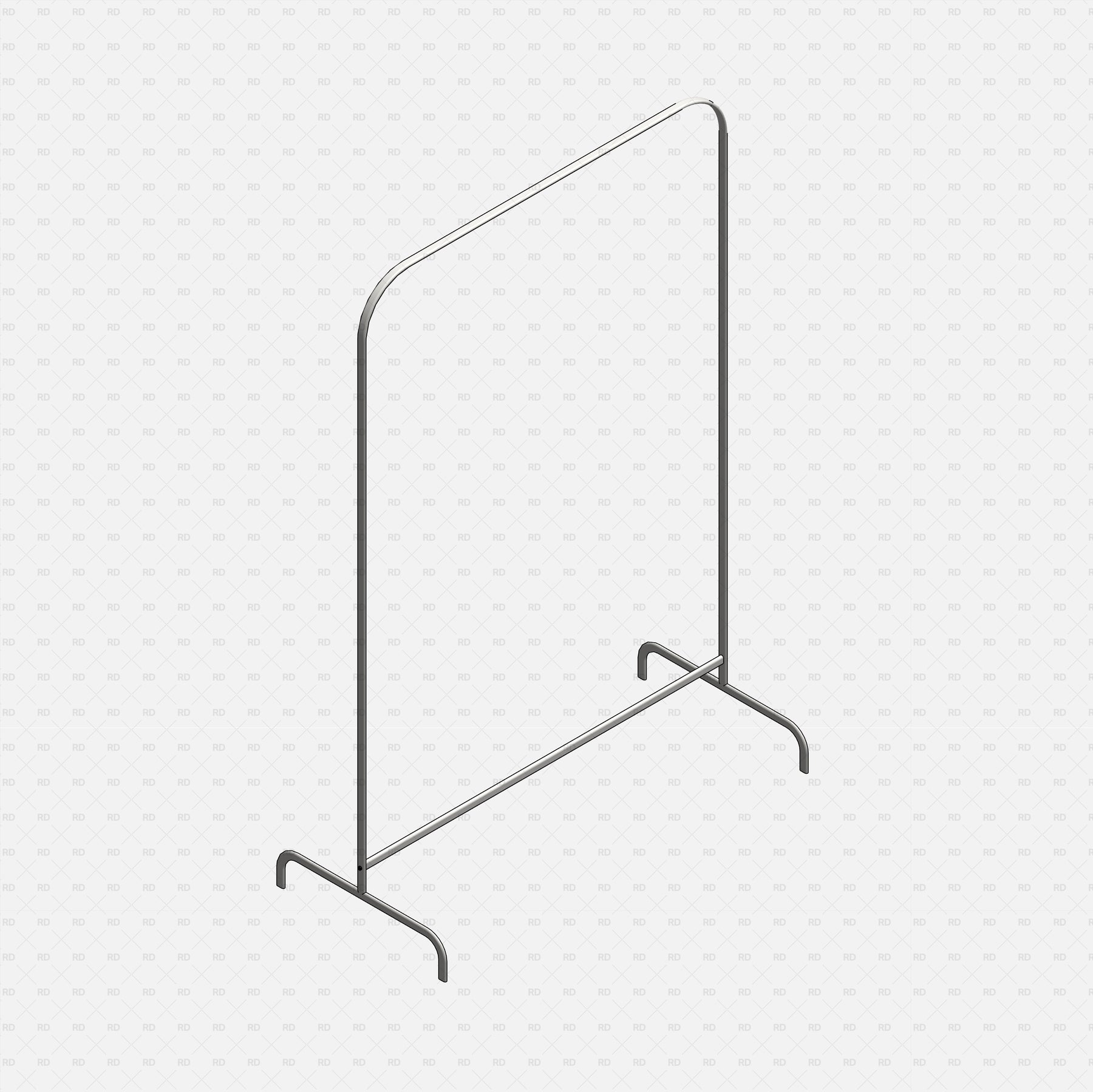 Download FREE IKEA Revit Families | IKEA MULIG Clothes rack | RD Studio
