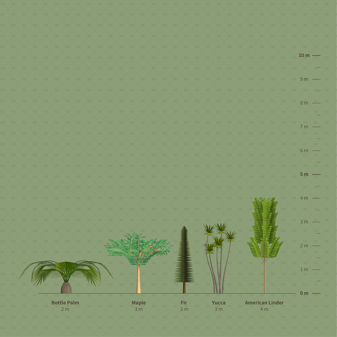 Realistic Trees Families for Revit | 9 Planting Families | RD Studio