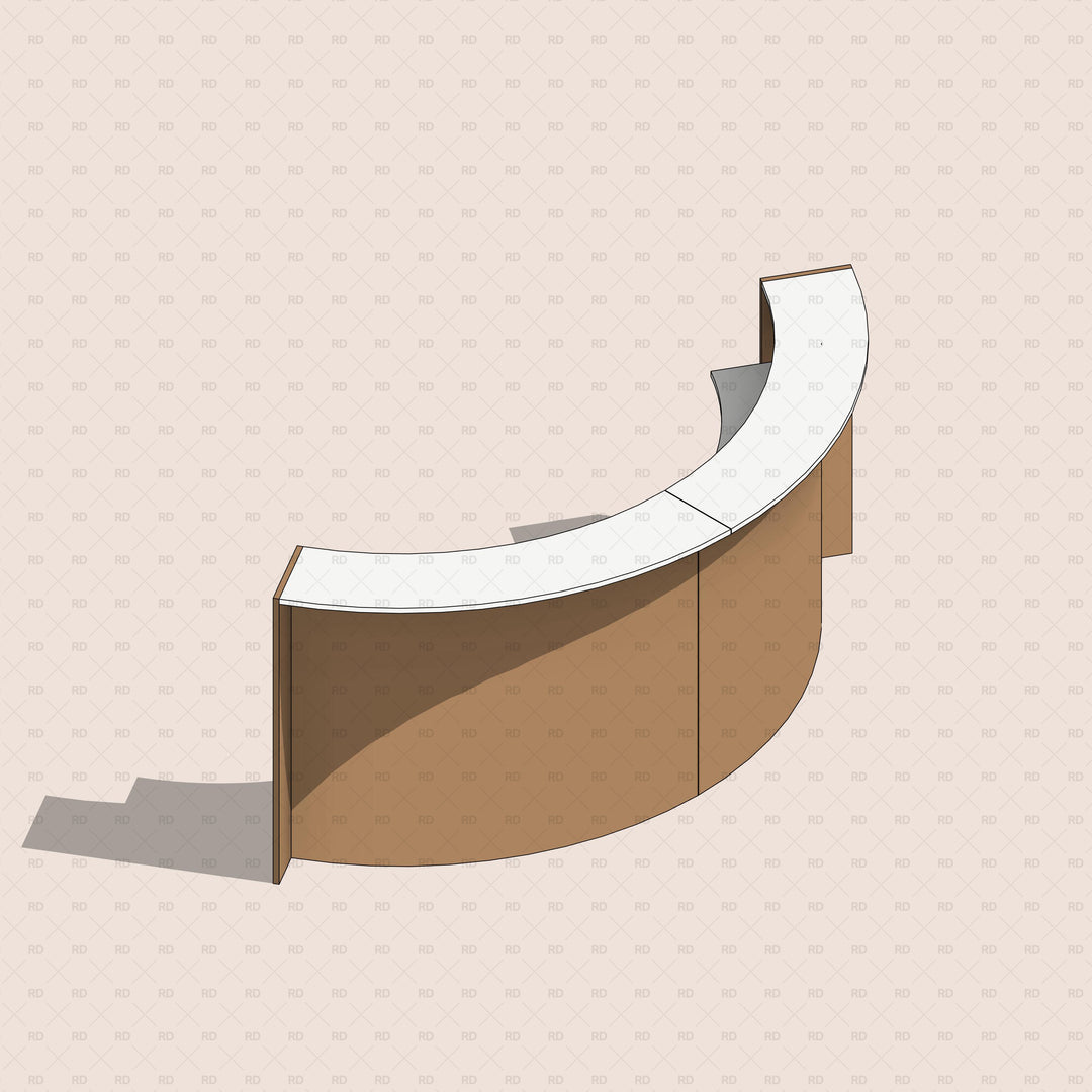 Download Parametric Revit Families - Reception Desks | Revit Dynamo
