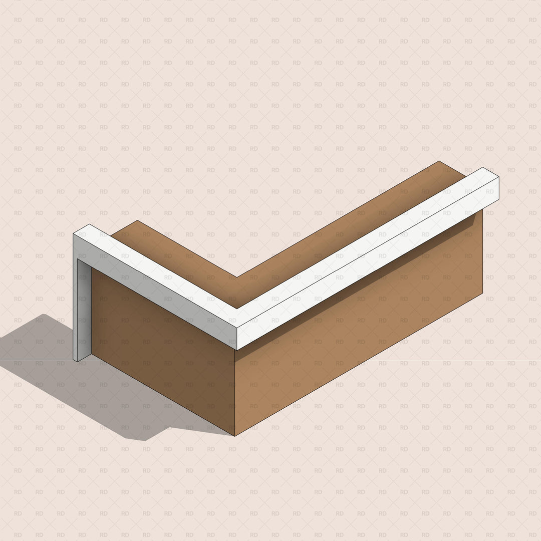 Download Parametric Revit Families - Reception Desks | Revit Dynamo