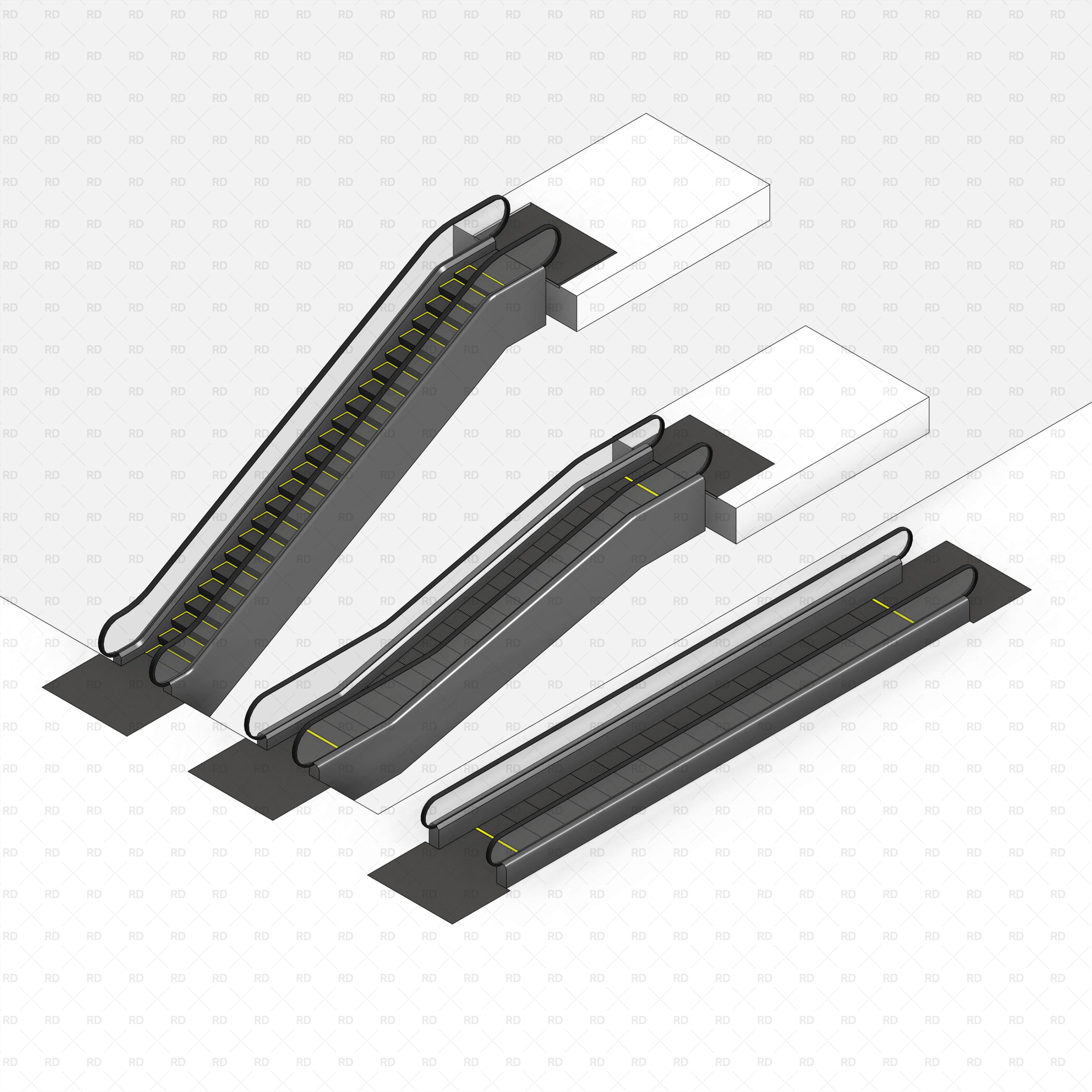 revit escalator