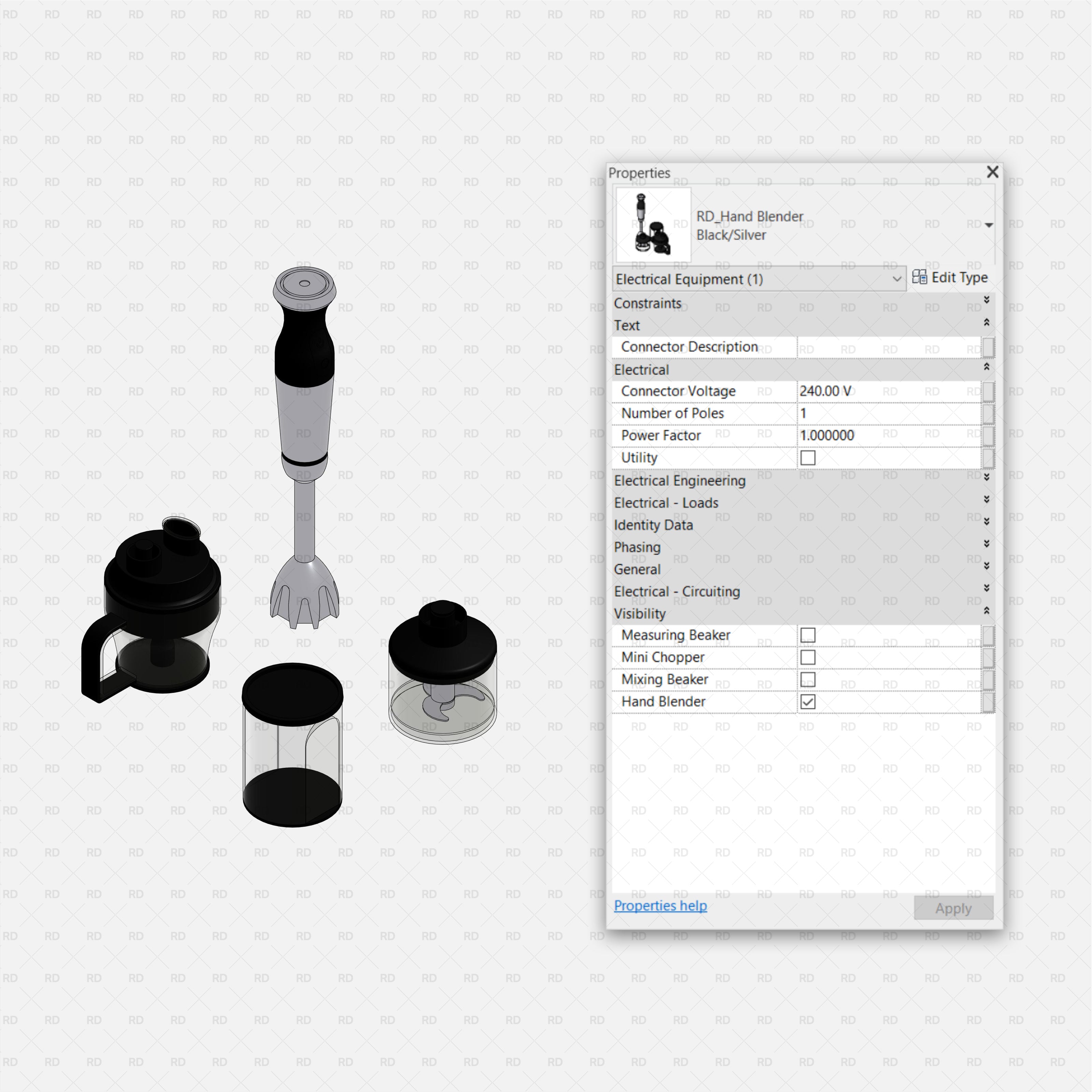 revit hand blender