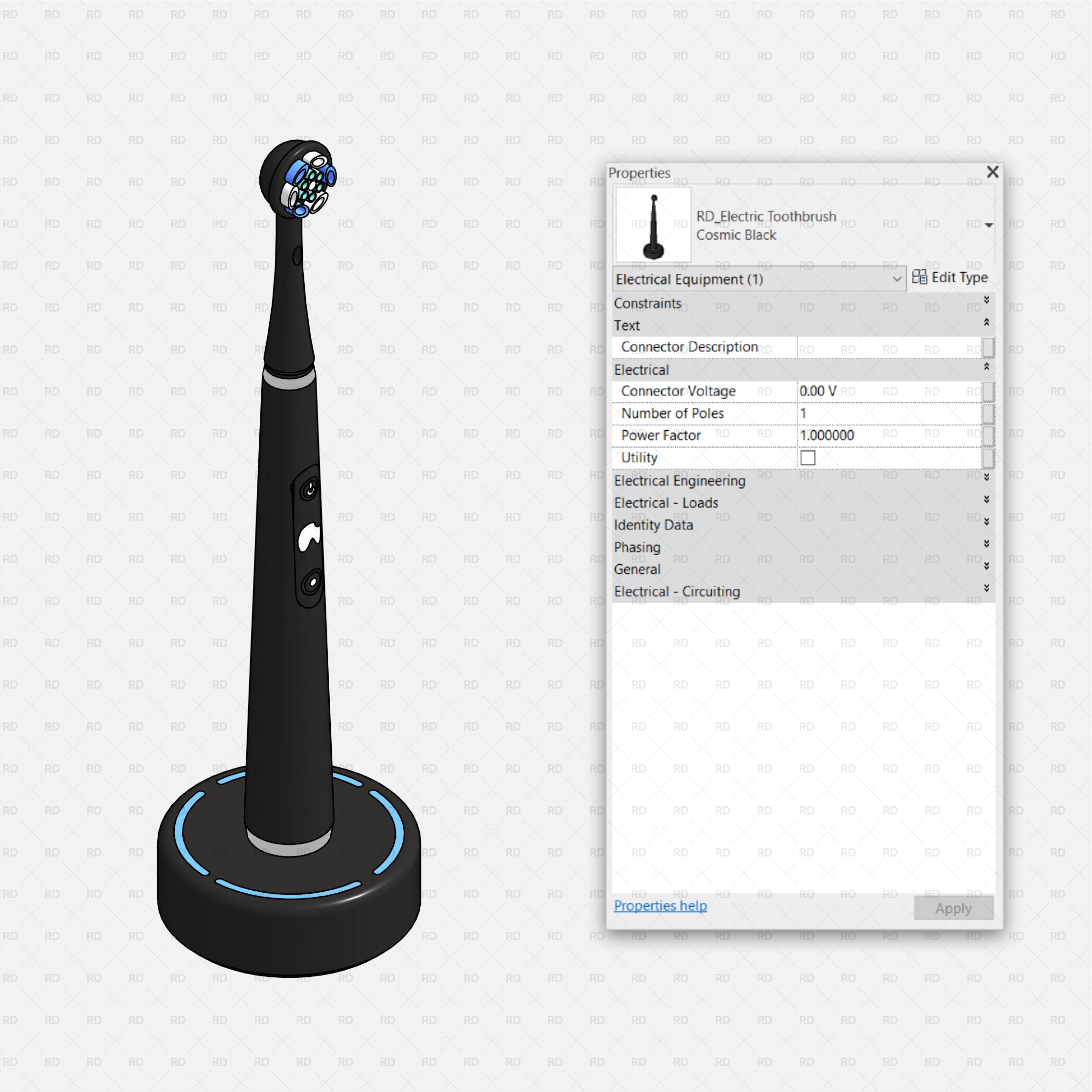 revit electric toothbrush