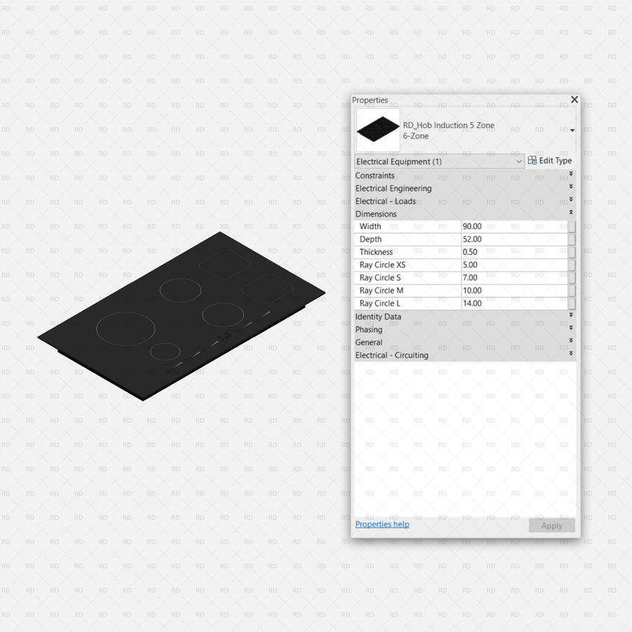 Revit Kitchen Appliances Families | RD Studio