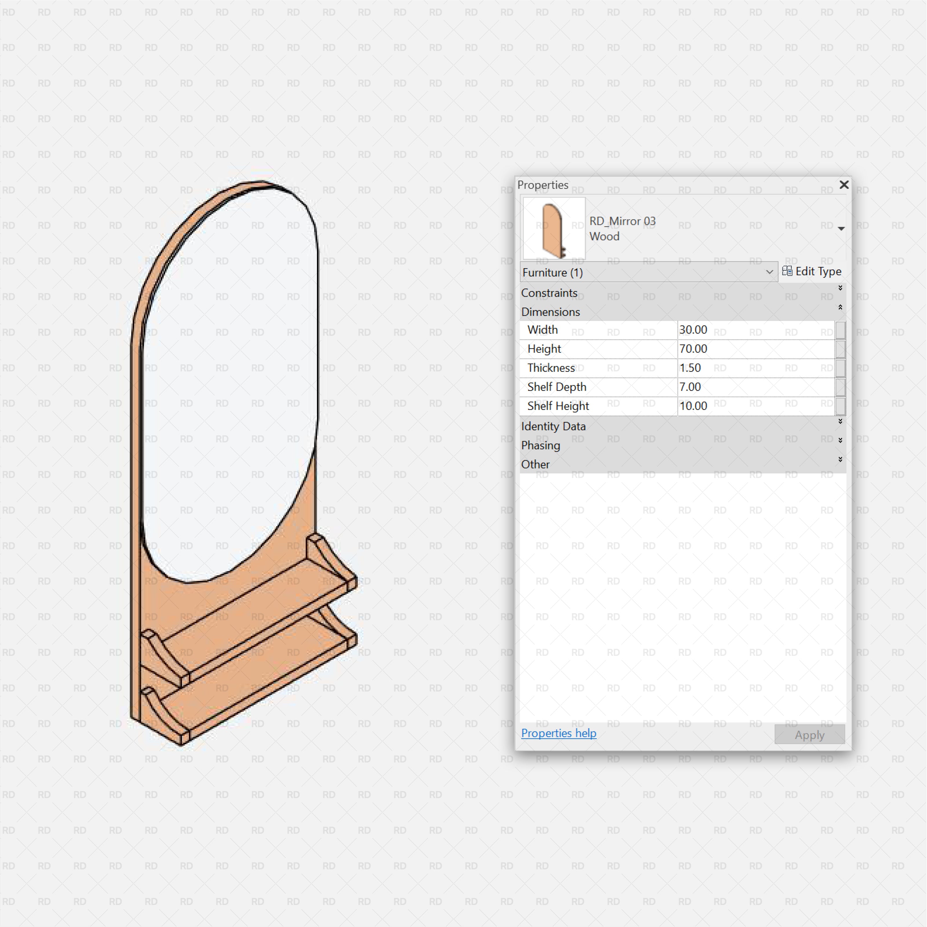 download revit mirrorwall shelf