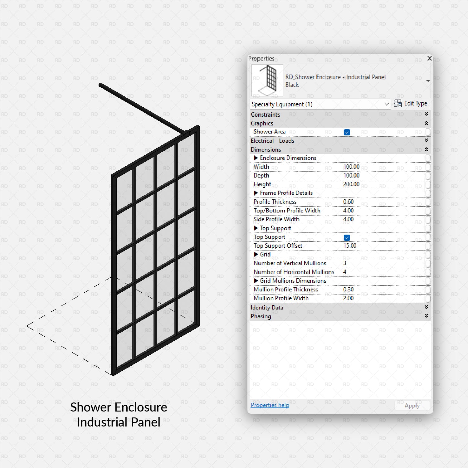 revit industrial panel