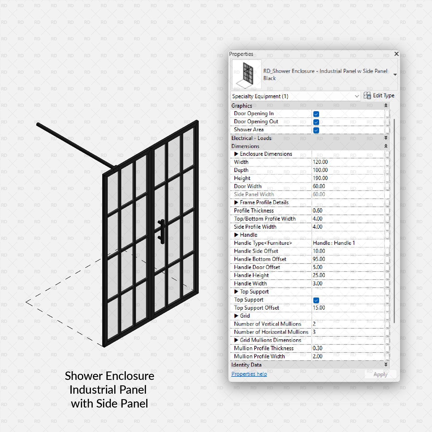 revit industrial side panel