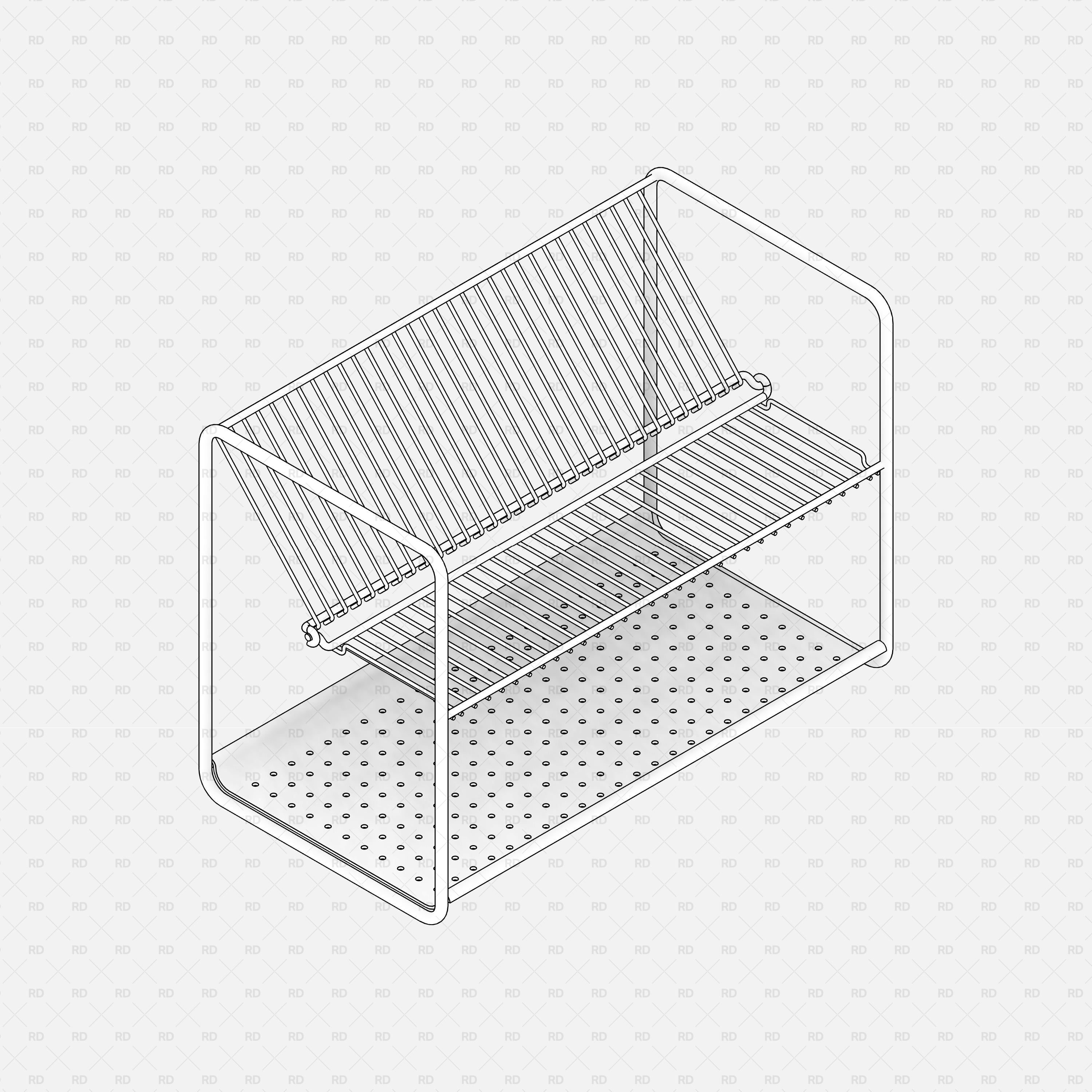 Revit Dish Drainer Family