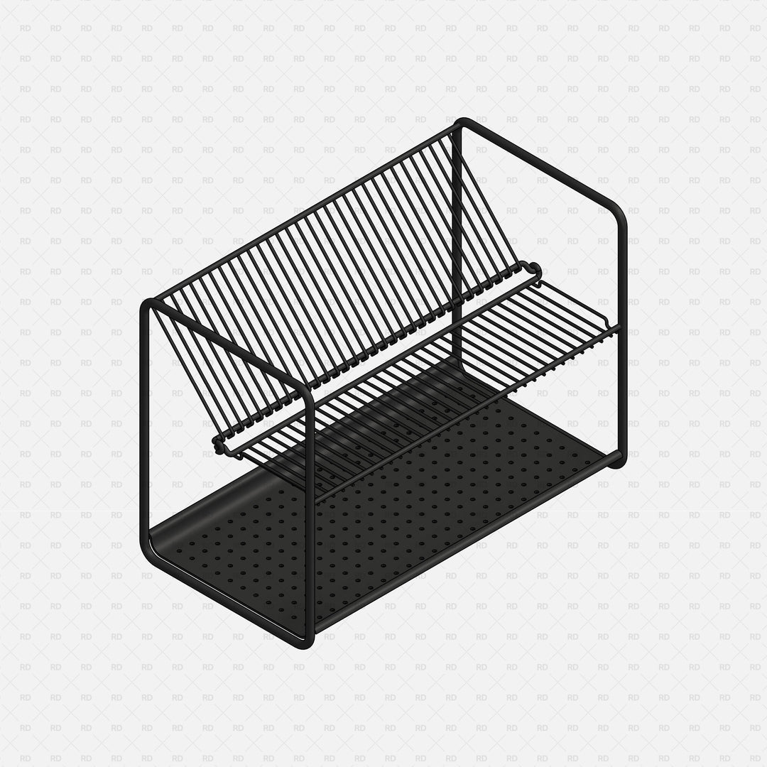 Revit IKEA ORDNING Dish Drainer | Free Revit Kitchen Decor