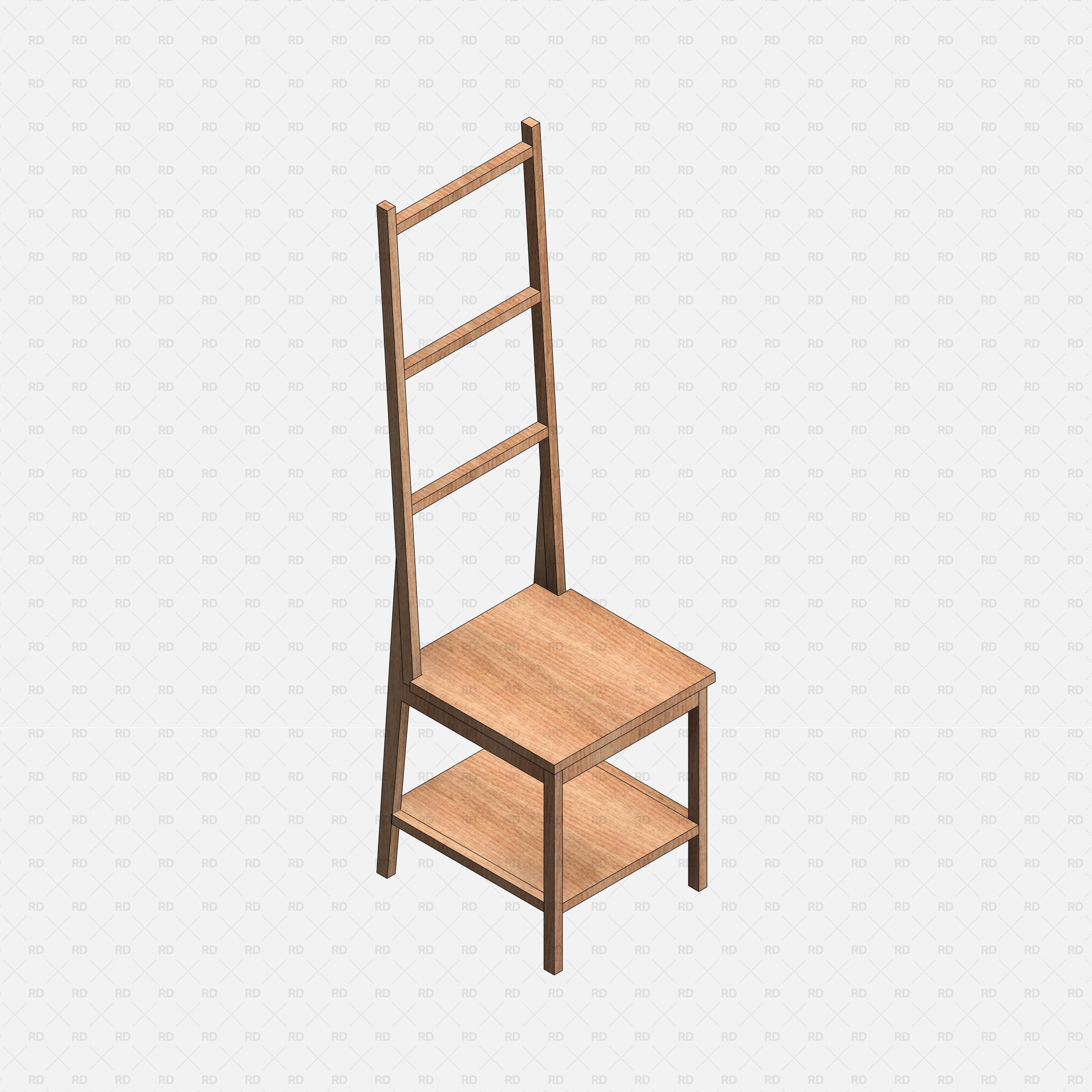 Revit IKEA RAGRUND Chair with Towel Rack