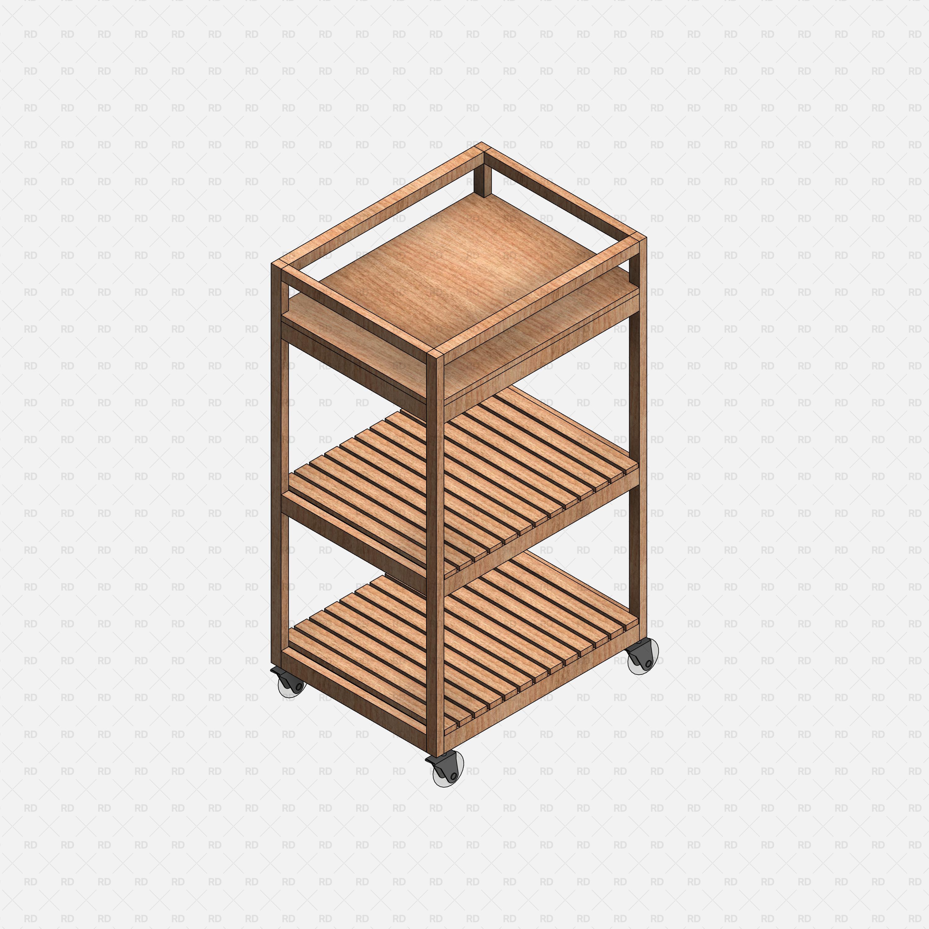 Revit IKEA RAGRUND Trolley