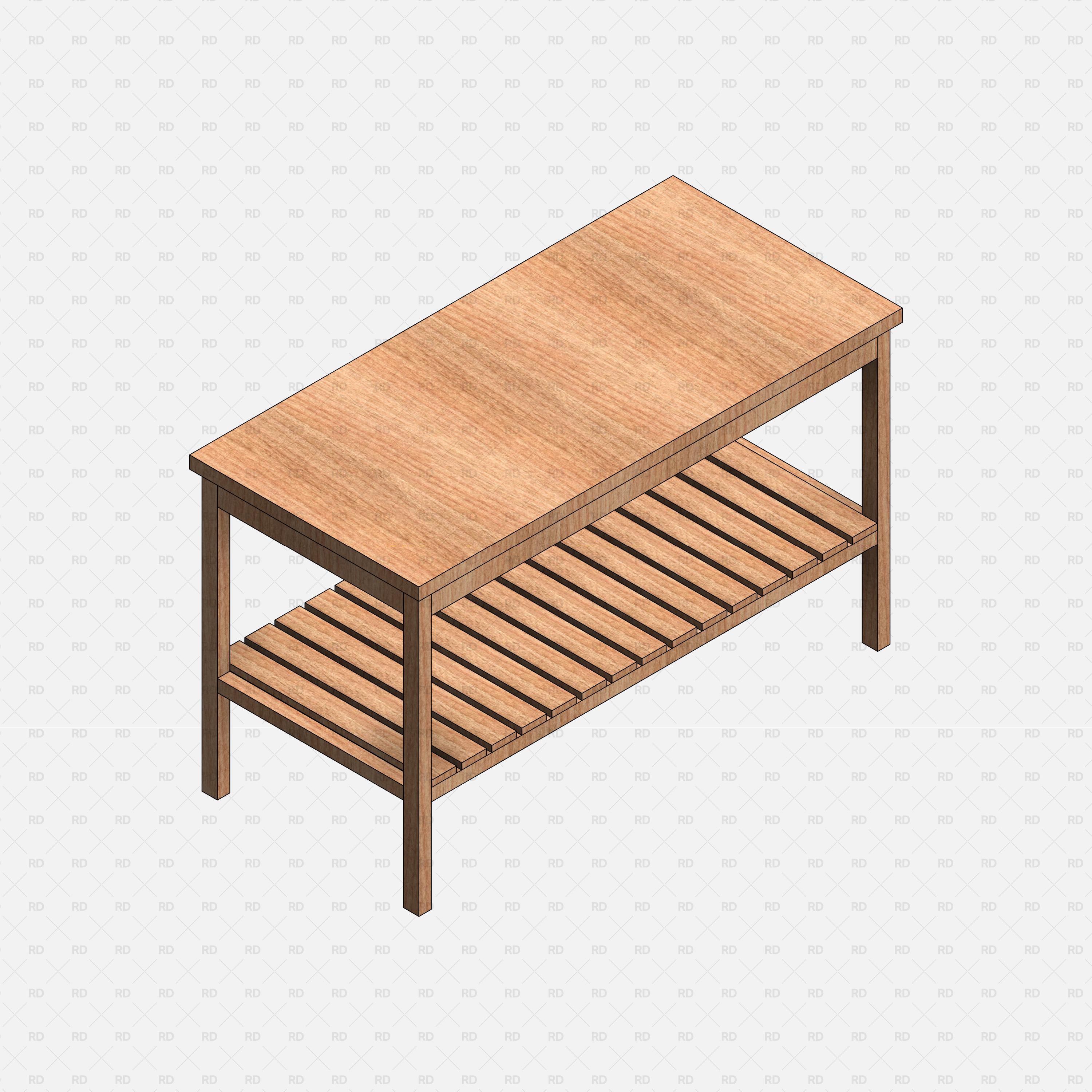 Revit IKEA RAGRUND Bench