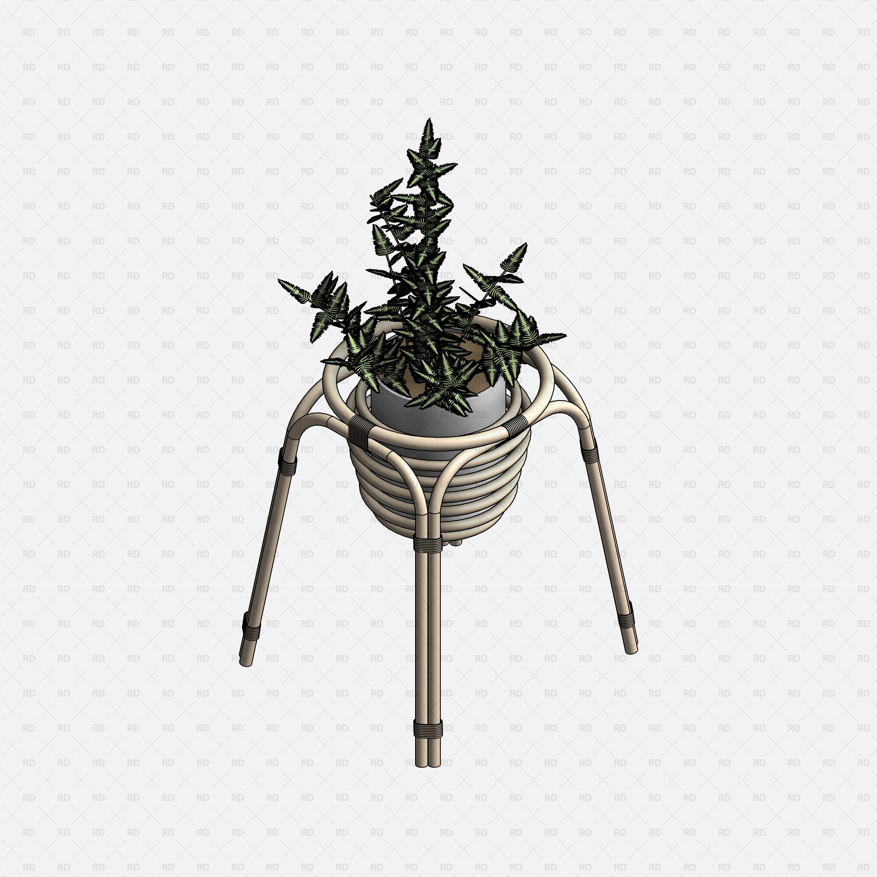 Revit ikea BUSKBO Plant Stand