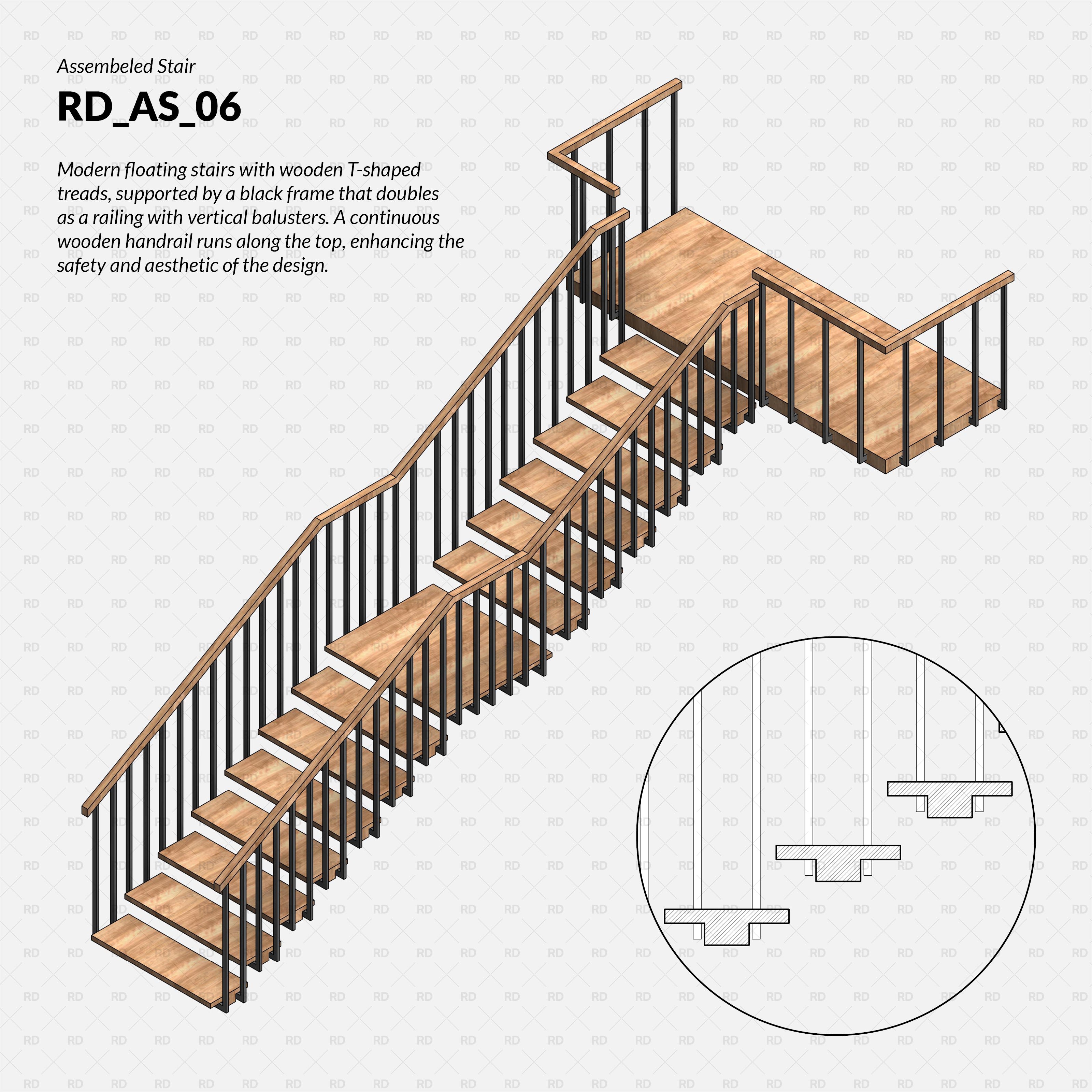 revit stairs profile