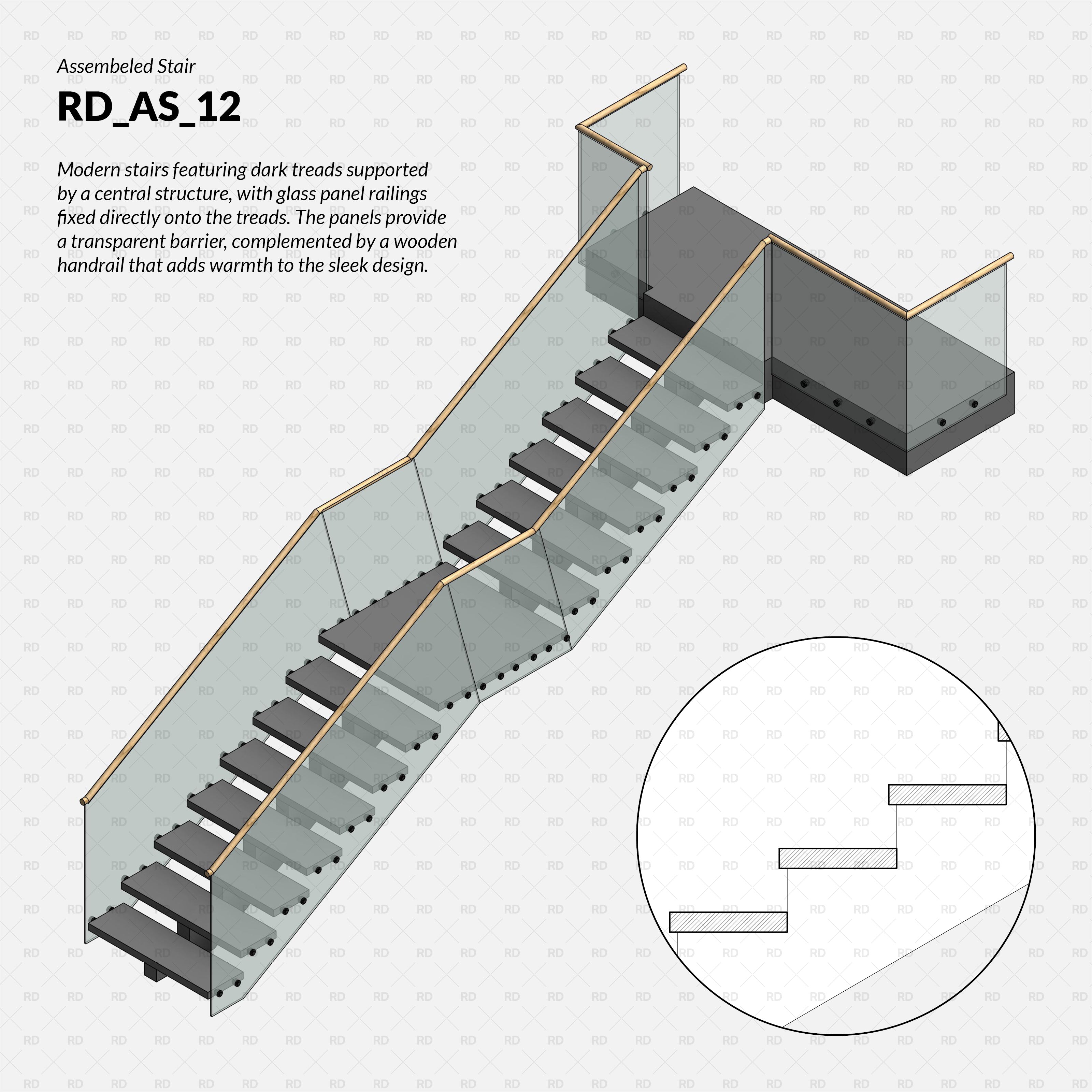 revit glass railing