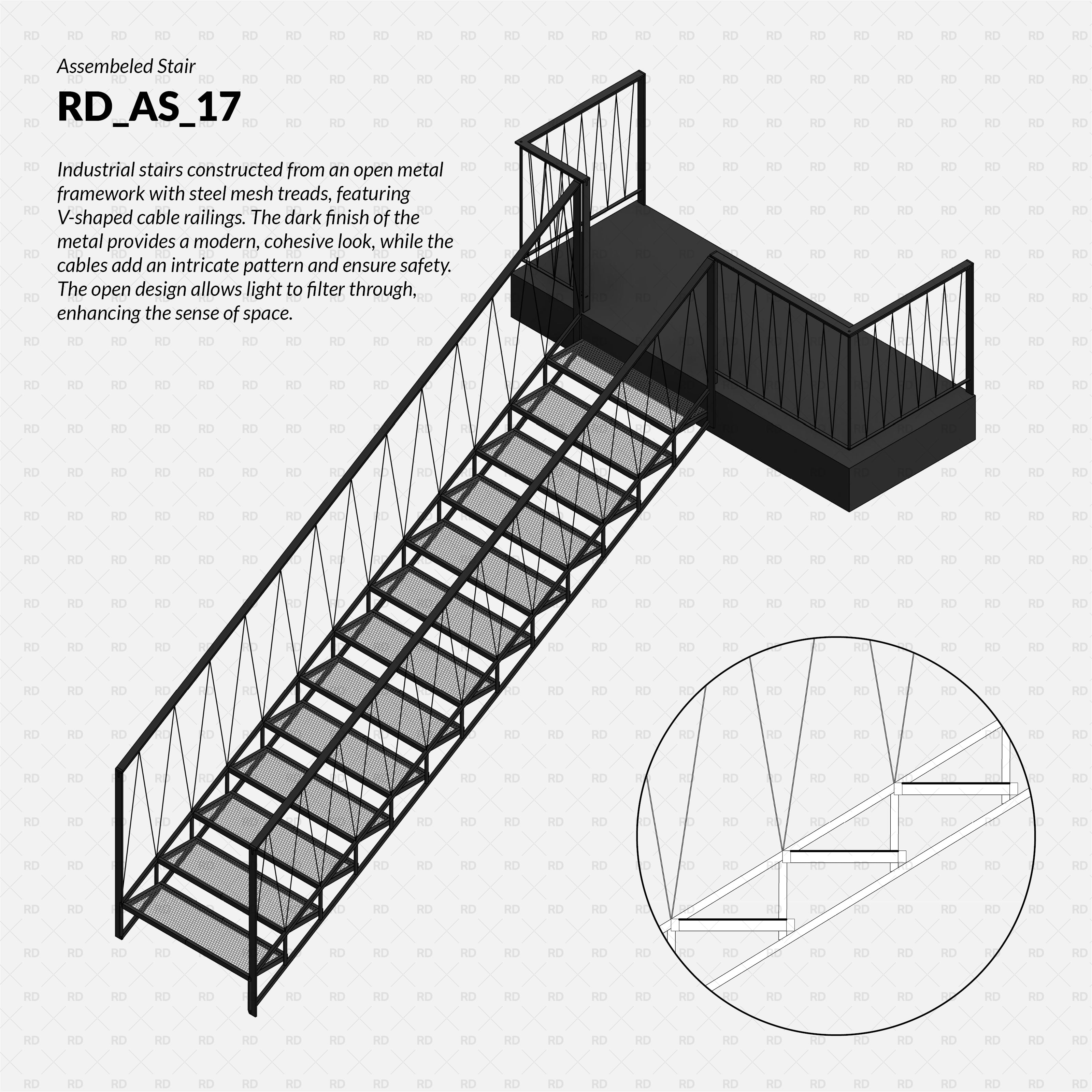 revit advanced stairs