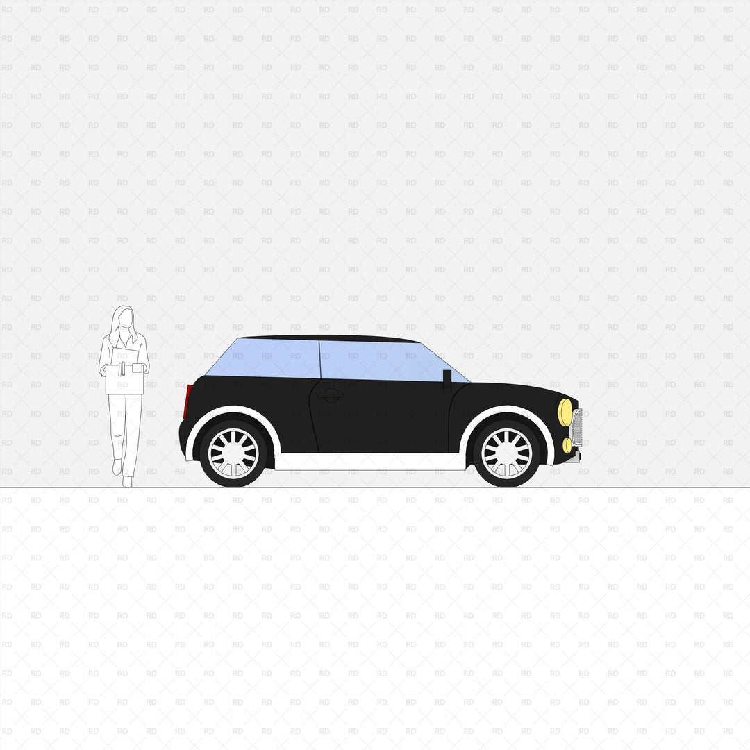 Simple Car Rvt Revit 3D Vehicles | Mini Car | Revit Dynamo