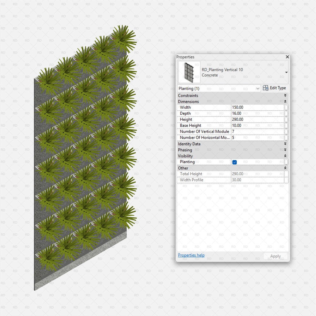 Download Revit Potted Plants | RD Studio